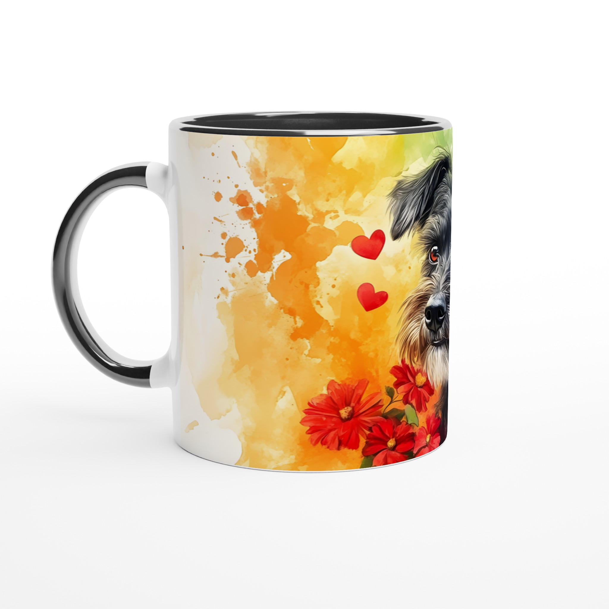 Kärleksfull Dvärgschnauzer Mugg – Levande Akvarelldesign för Djurälskare i Flera Färger 4 1489bcd2-3257-4f8f-8f6b-e424753febf5