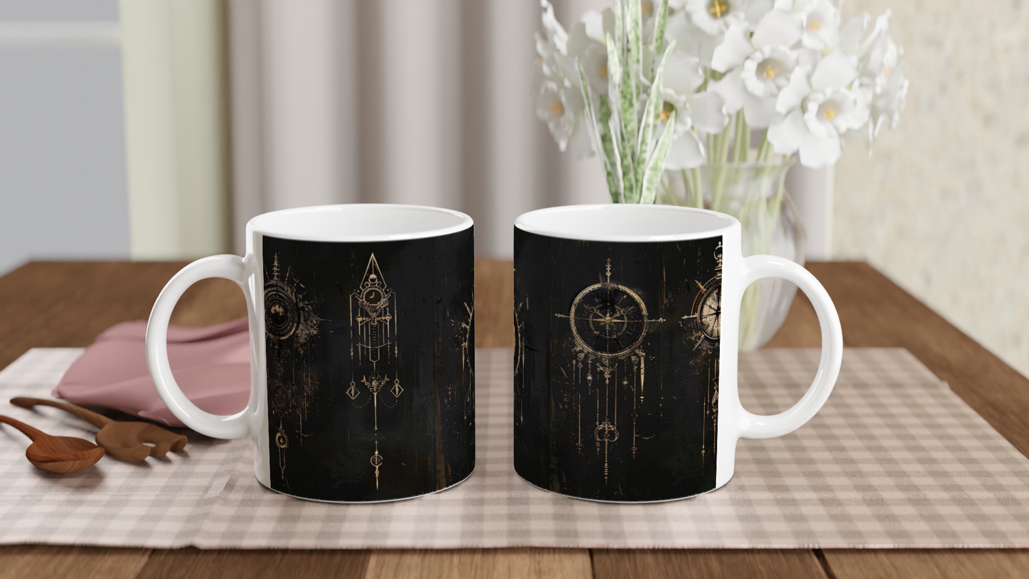 Mystisk Guld Astrologi Mugg – Drömsk Kaffekopp i 11oz Keramik 10 148fee62-915d-4040-b8bb-4a6d3d8316f9