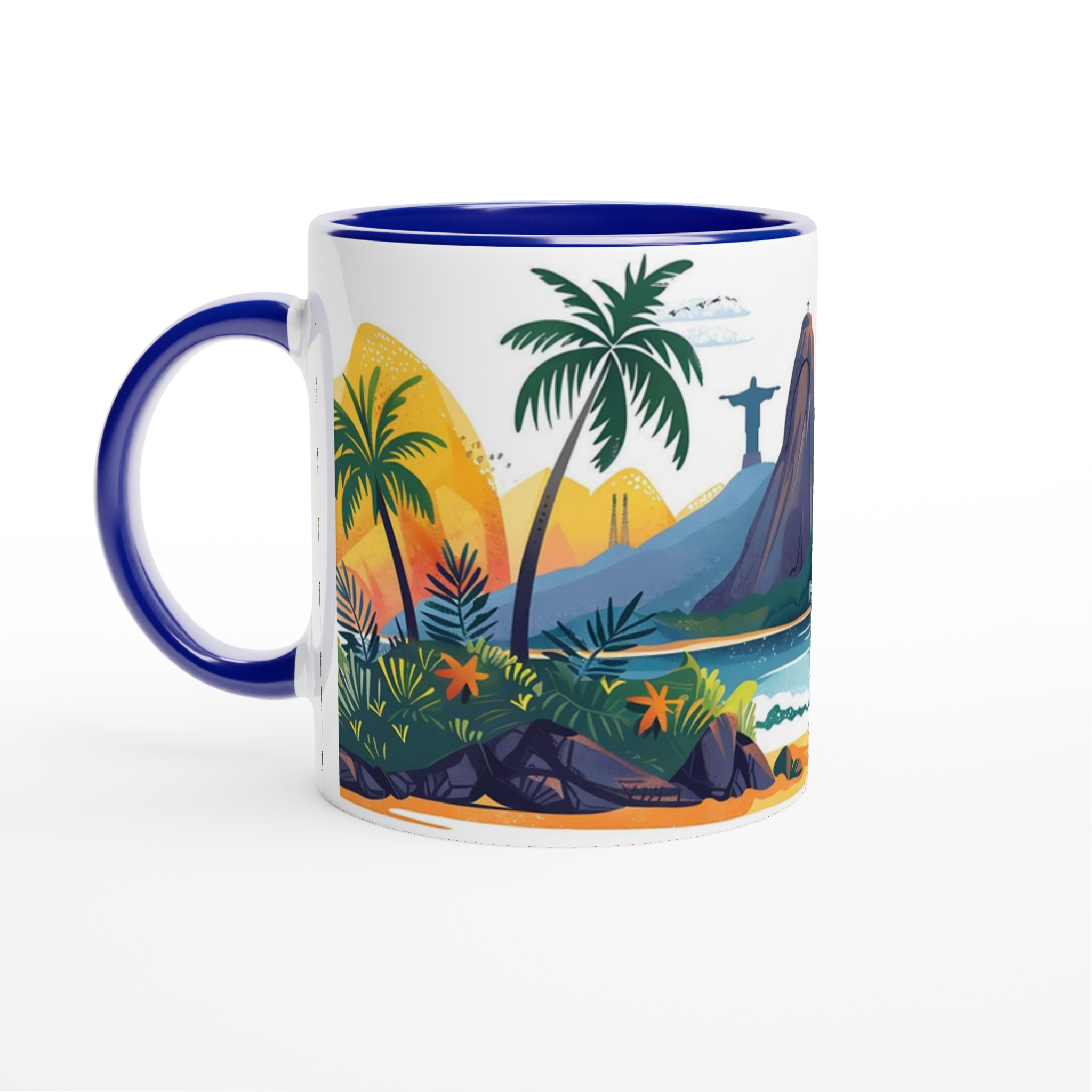 Rio De Janeiro Semestermugg: Fånga Solnedgången och Tropiska Vyer i 11 oz Keramik 4 14905239-7c0e-4cdc-a84d-aef2fd3b23b7