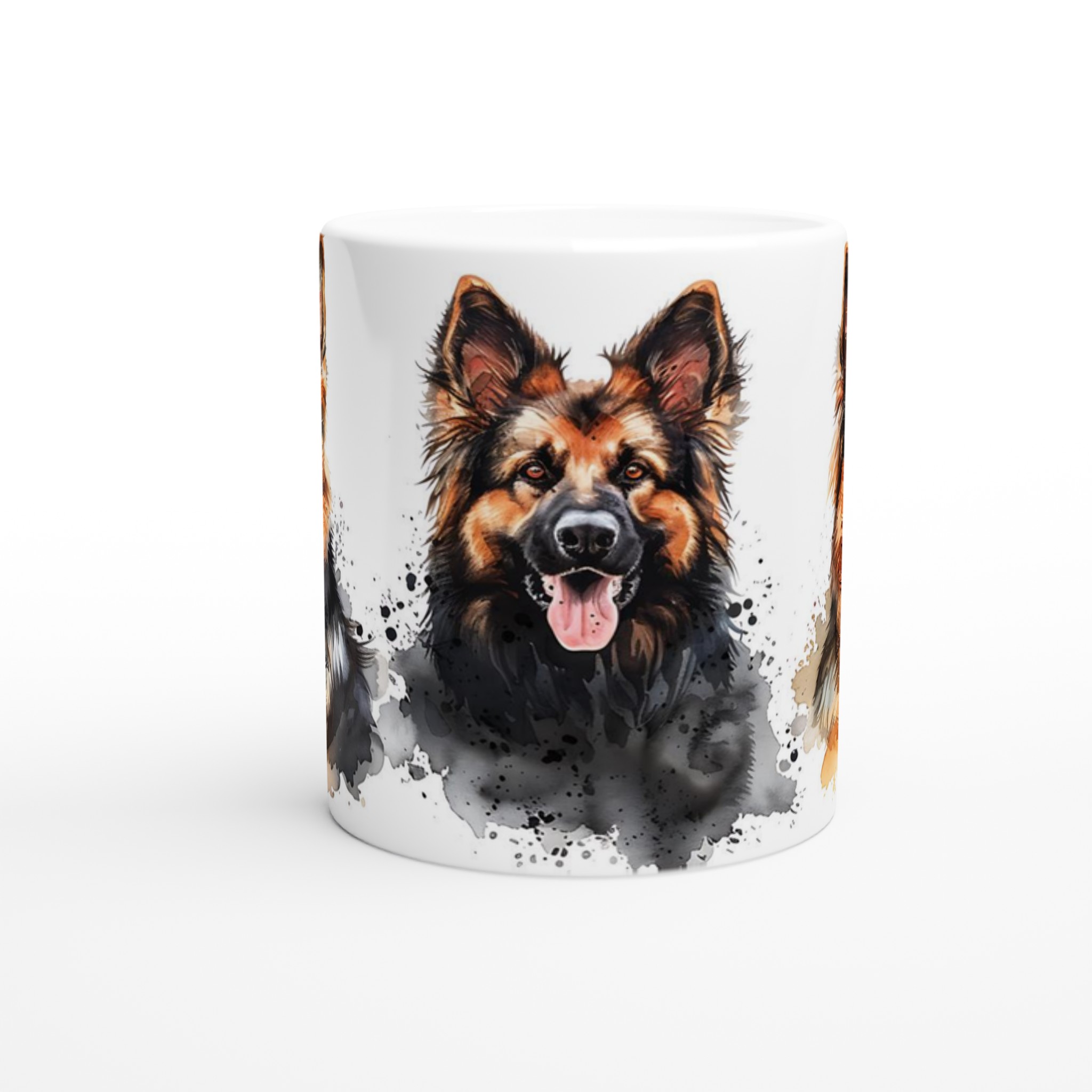 Vacker Schäfer Akvarellmugg – 11 oz Keramikmugg i ditt val av 7 färger 8 14ae2e6b-a443-439a-bab2-f3f136574477