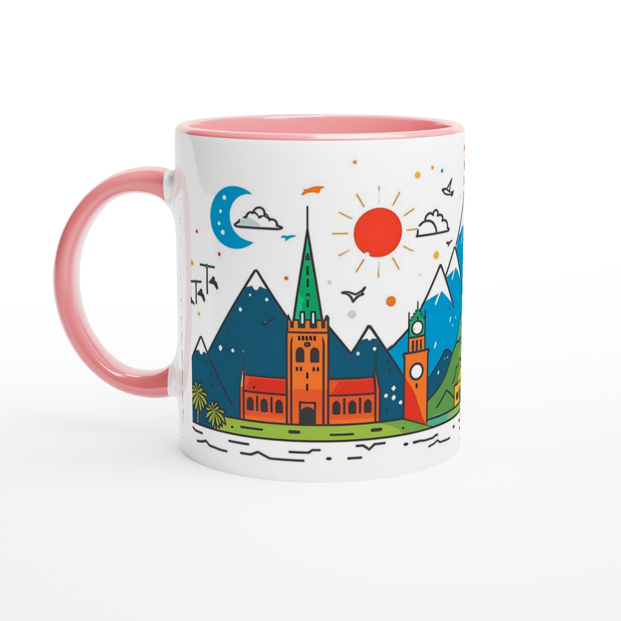 Färgglad Resemugg: Världens Landmärken i Lekfull Design – Välj Din Färg! 6 14d815a2-ab45-4541-a713-1a76e6ed6b01