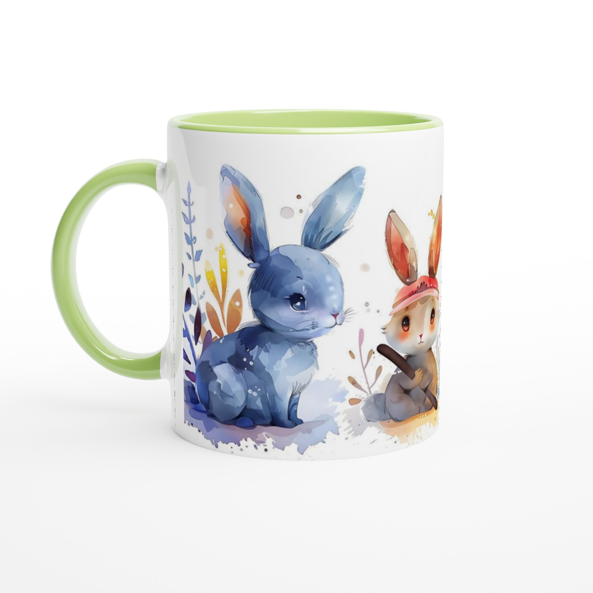 Söta Akvarellkaniner Mugg – 11oz Keramisk Kaffekopp i Flera Färger 3 15369146-3f00-4906-9d5f-a1044cf4cc4f