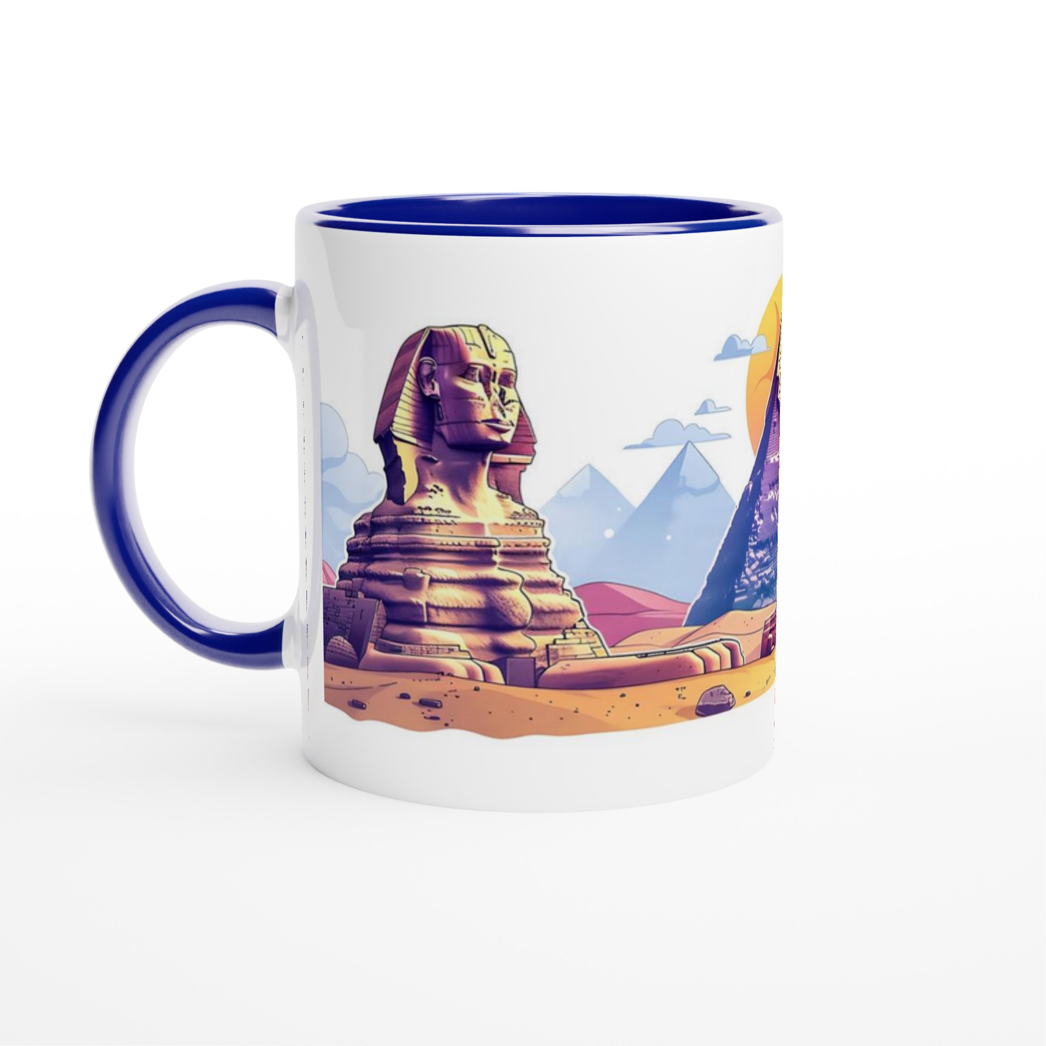 Egyptisk Pyramider & Sfinx Mugg – Färgstark Keramikmugg för Historieälskaren, Välj bland 7 Livfulla Färger 4 1539bdd8-3dd6-4aa1-9213-3dd1cef2e622