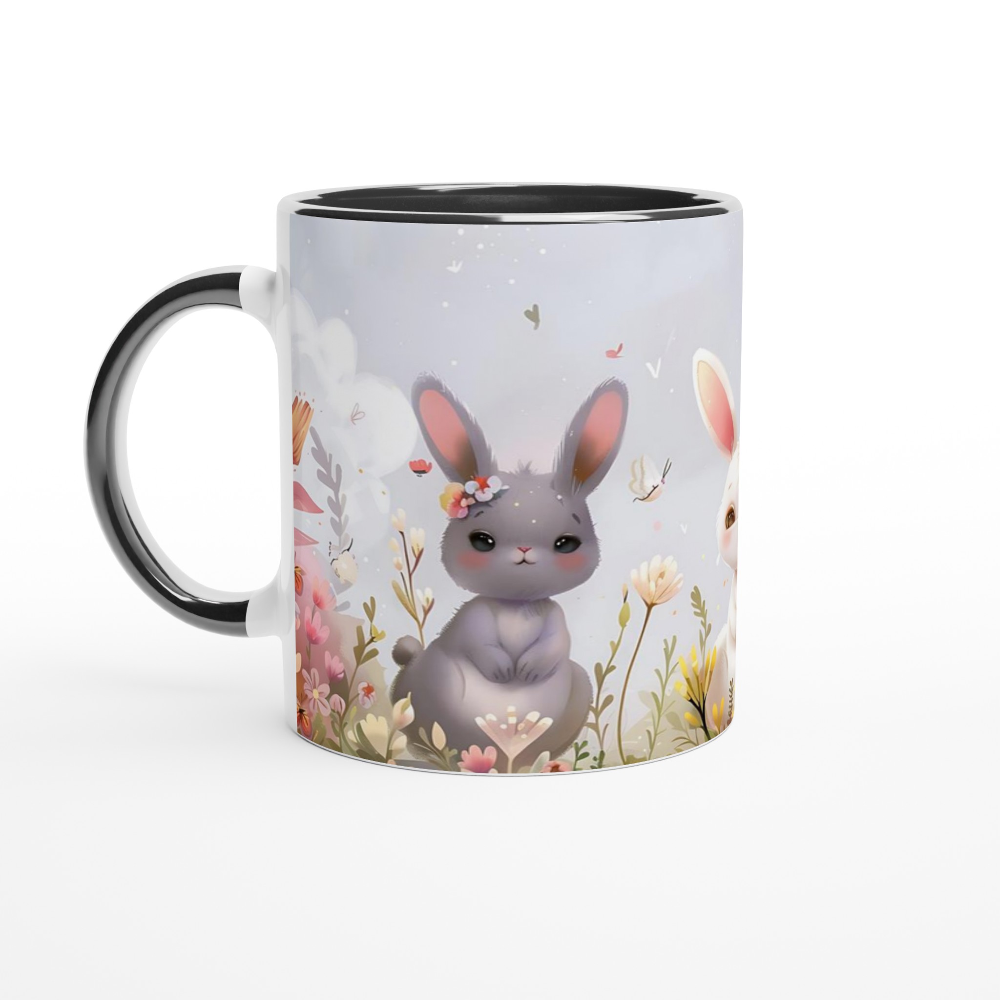 Sötaste Kaninvänner Mugg – Personlig Keramisk Kaffemugg i 7 Härliga Färger! 7 1578f317-b00a-49de-9085-567c5c98713d