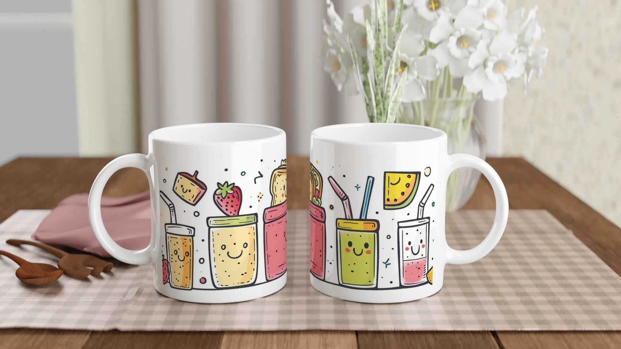 Glad Frukt & Lunchbox Keramisk Mugg – Färgglad och Charmig 11oz Kaffekopp för En Lekfull Vardag 10 157c0cf5-1aa7-4f82-b574-f37e18b0a4cb