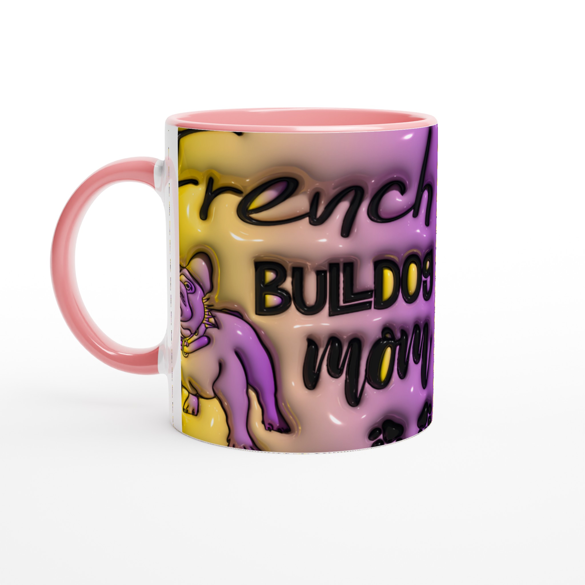 French Bulldog Mom Keramisk Mugg – Unik Design i Klara Färger för Kaffeälskare 6 15a8d9cf-cc8a-4a19-b18c-db7970d9603b