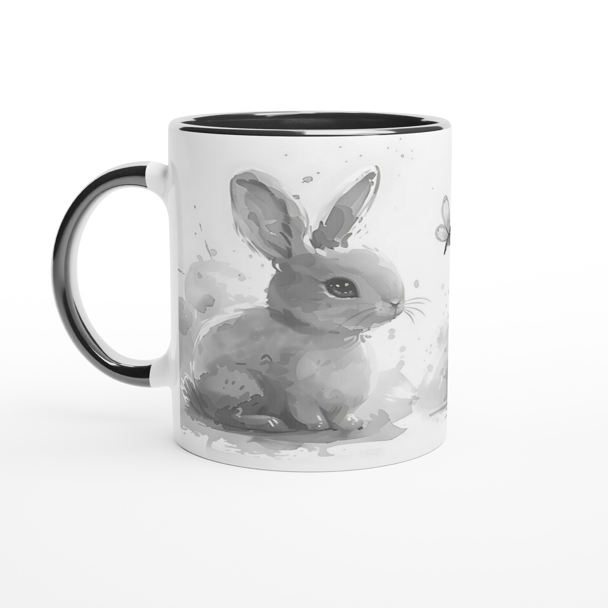 Söta Akvarellkaniner Mugg - 11oz Keramikmugg i ditt val av färg 7 15d667e7-0bdb-4f62-9500-d3d4223fe5c6