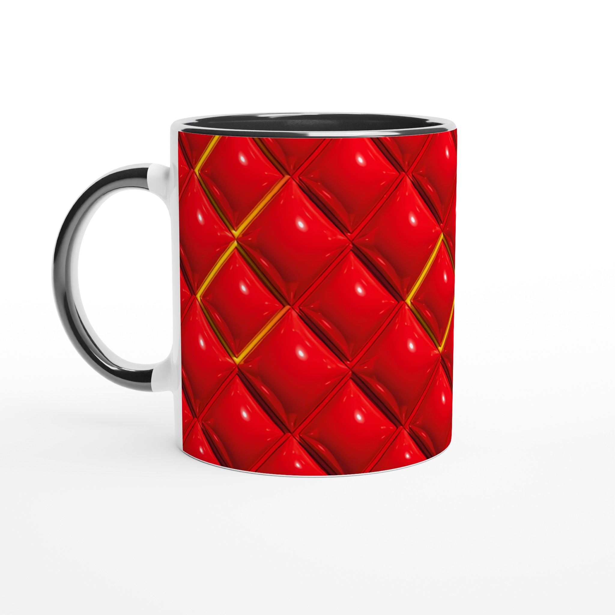 Lyxig Quilted Red & Guld 11oz Keramisk Mugg – Välj din Färg för en Statement-look! 8 160ba55f-83d3-4cc2-837b-8298756a2739