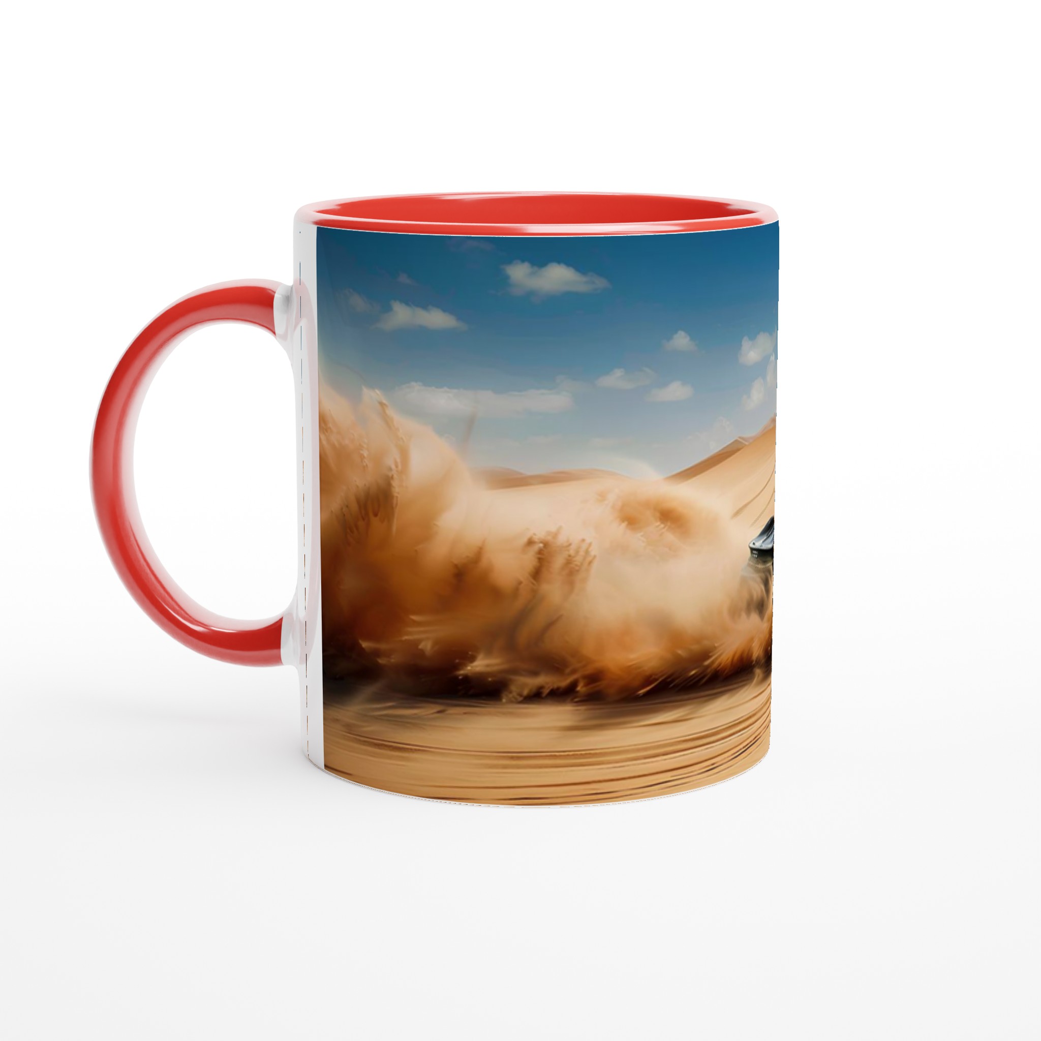 Desert Speed Thrills Keramisk Mugg – Personlig design i 7 livfulla färger 2 1629f019-113f-4130-ac3d-0629e76158a4