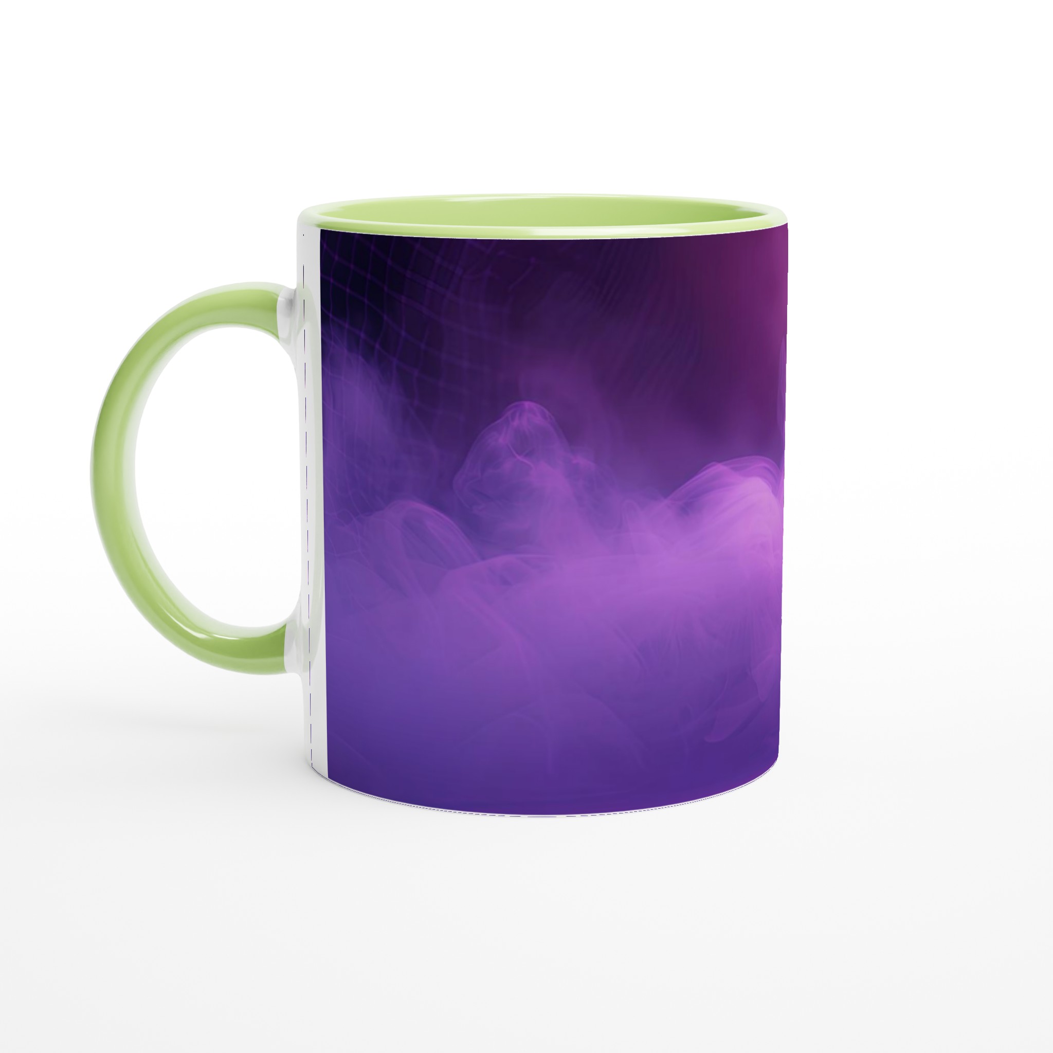 Neon Vibe 11oz Keramisk Mugg – Drömsk Lila Rök och Basketinspirerad Design 3 163d4a6d-e117-41b2-ba52-a47d59fdeadc