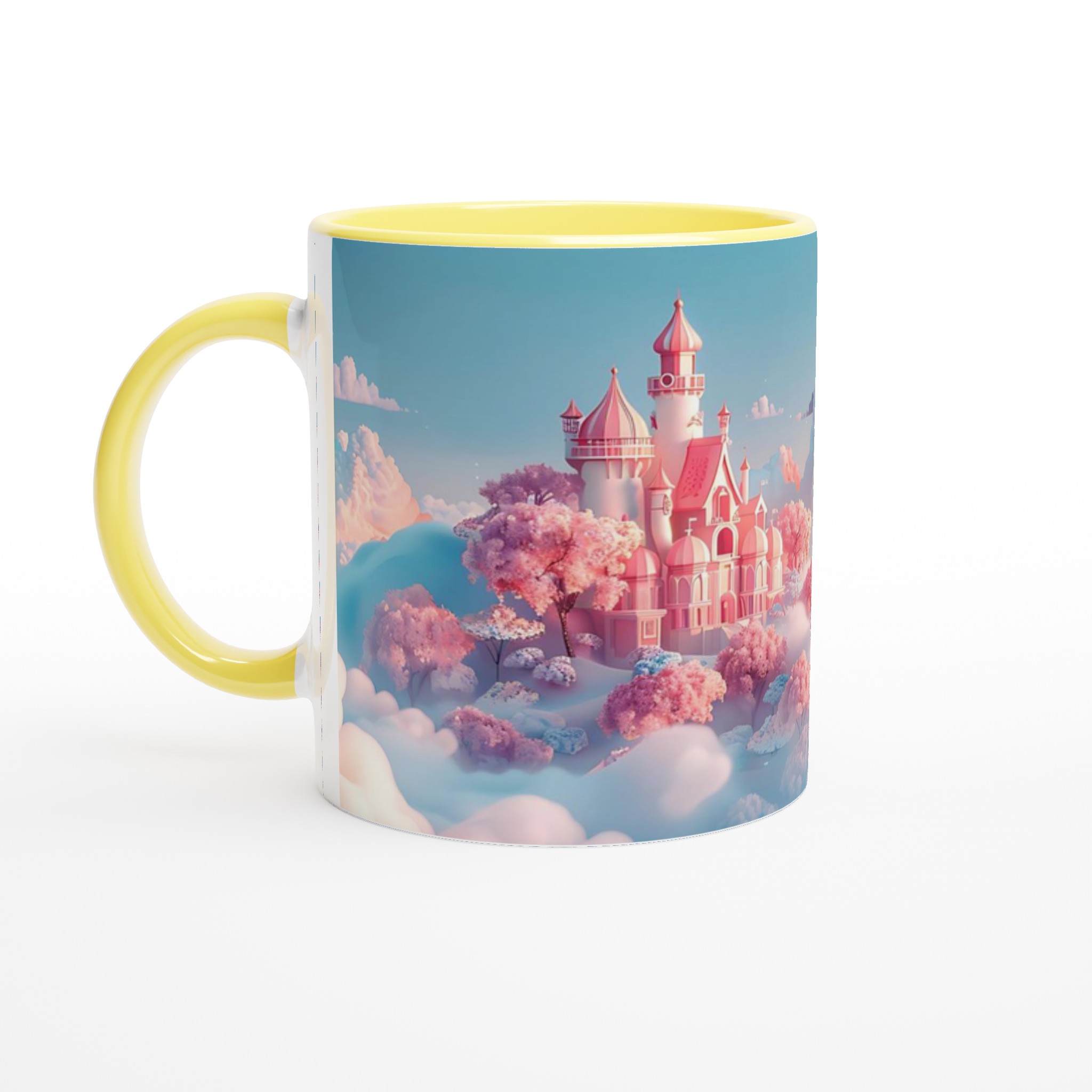 Drömlik Rosa Slott Mugg – 11 oz Keramisk Kaffekopp i Lekfull Pastell 5 1640b8cc-c749-4941-b776-28db0695643d