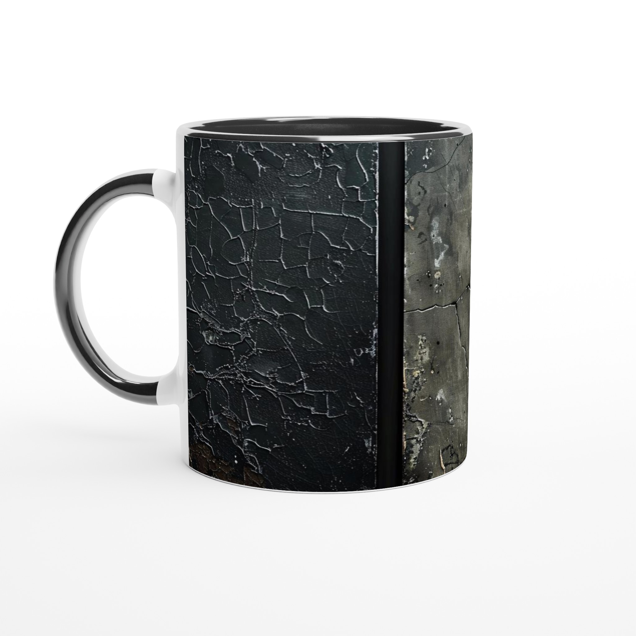 Abstrakt Mörk Textur Mugg – Unik Grunge Art Keramikmugg i 7 Färgval 7 164dac9a-2a3f-494c-a5fc-1854f59d71fb
