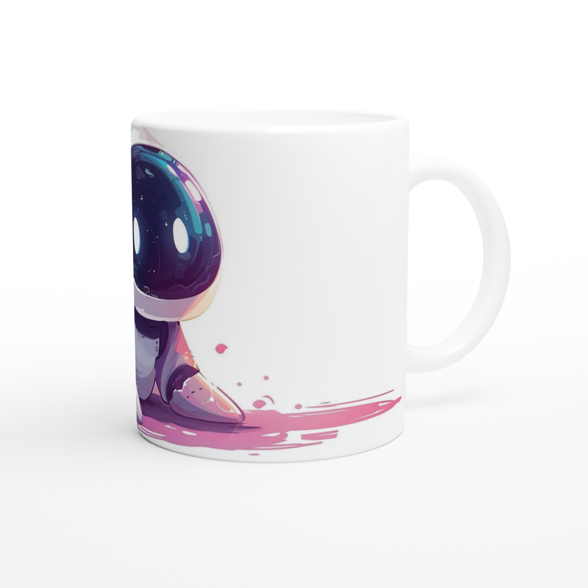 Cosmic Cutie Robot Mugg - Unik Keramisk Mugg med Astronautdesign i 7 Färger 9 165589b1-eec4-4e2e-a377-455228d4524c