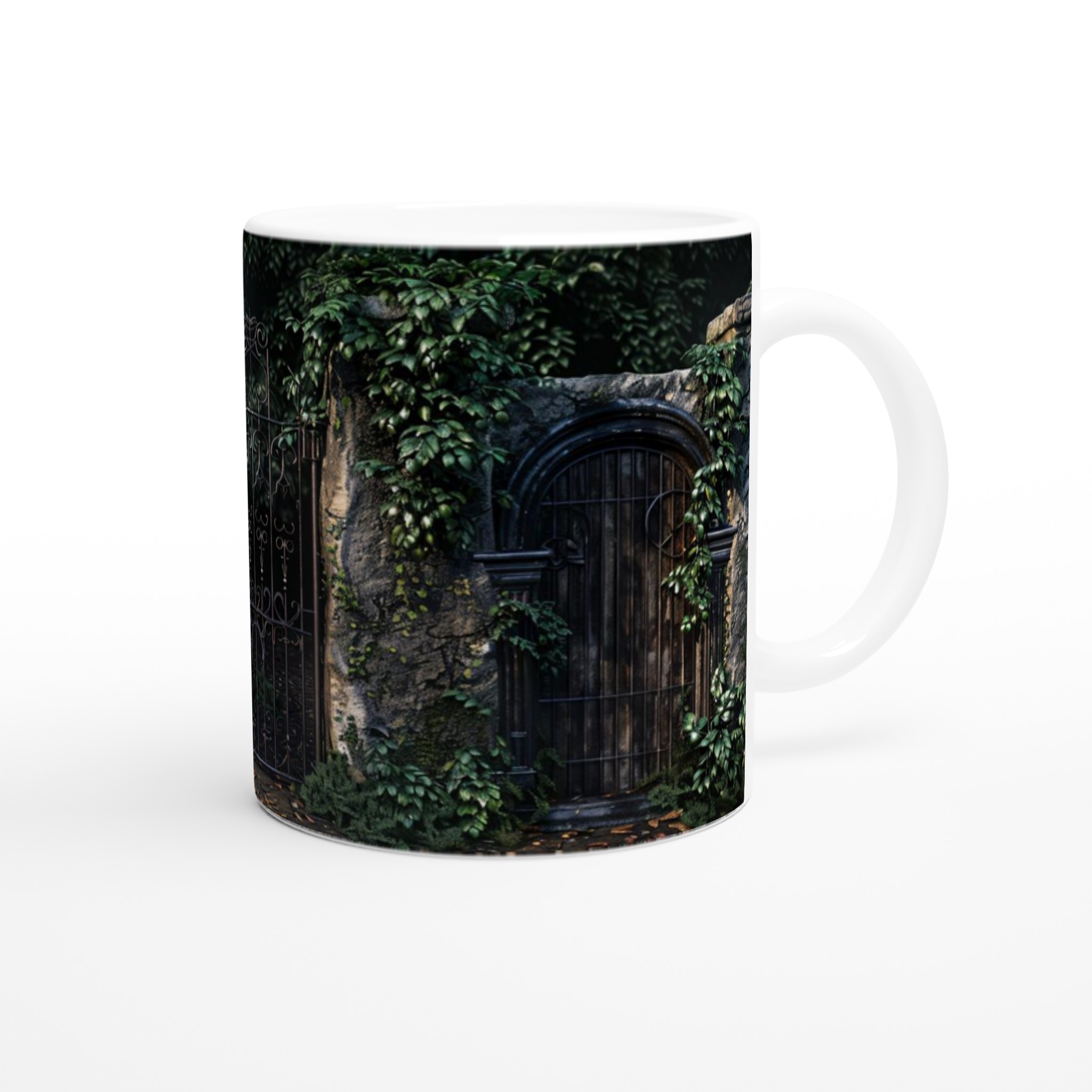 Mystisk Trädgårdsgrind 11oz Keramisk Mugg – Dröm dig bort till hemliga trädgårdar i din favoritfärg! 9 171352e7-fd8e-40d9-9cc8-e6126550110a