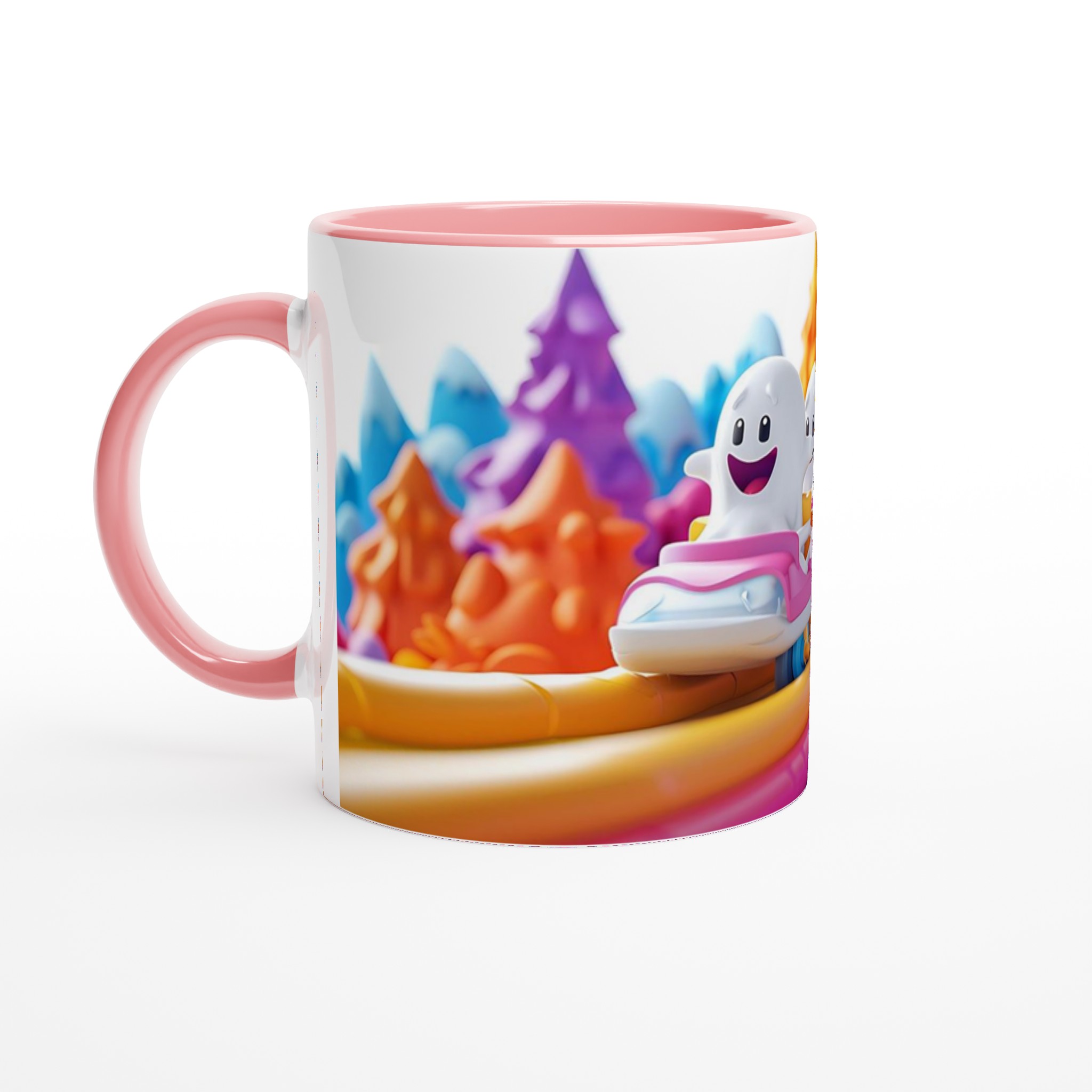 Glad Spöken Bergbana 11oz Keramikmugg - Livfulla Färger för En Lekfull Start på Dagen 6 178ed9a9-d8bb-4b64-8877-f20b0f2aa71b