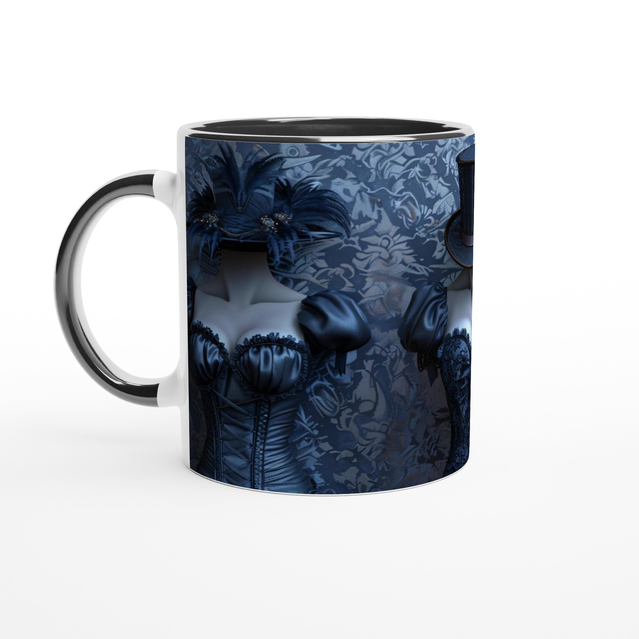 Vit 11oz keramisk mugg med gotiskt mystikmotiv – välj bland sju eleganta färger 7 17984bcb-da16-4d18-a5f6-1a1fd0d23fc0