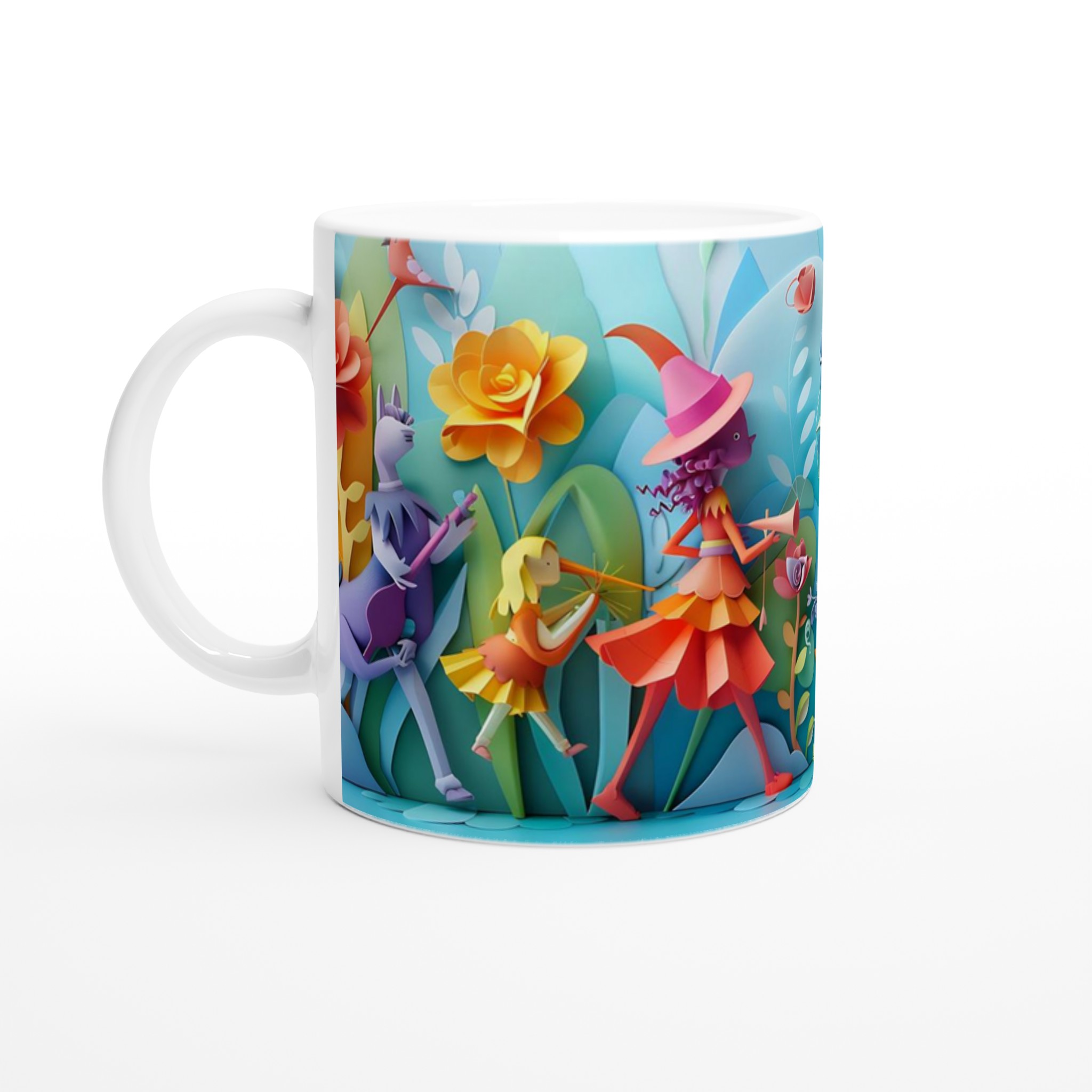 Magical Papercraft Fantasy Mugg – Kaffekopp med lekfull design, finns i åtta livfulla färger! 1 17aa171f-bd43-42f2-82e6-5eb28c6f9c32