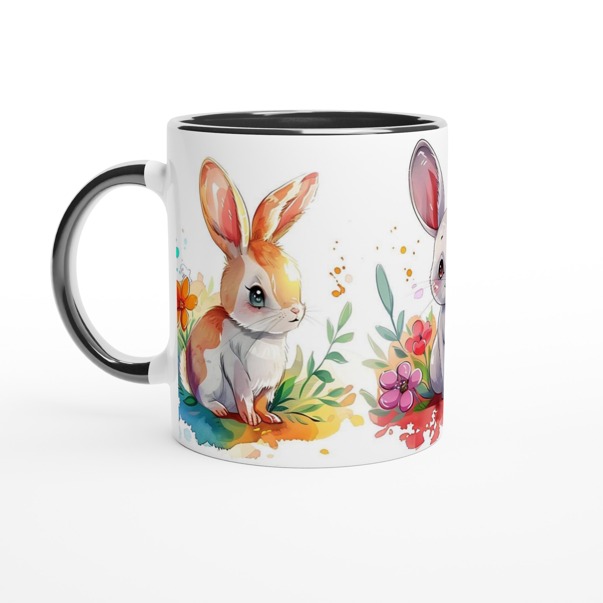 Söta Akvarell Kanin Mugg – Personlig 11oz Keramisk Mugg för Kaffe & Te i Flera Färger 8 17f25af4-e23b-47d9-95e8-a21658126426