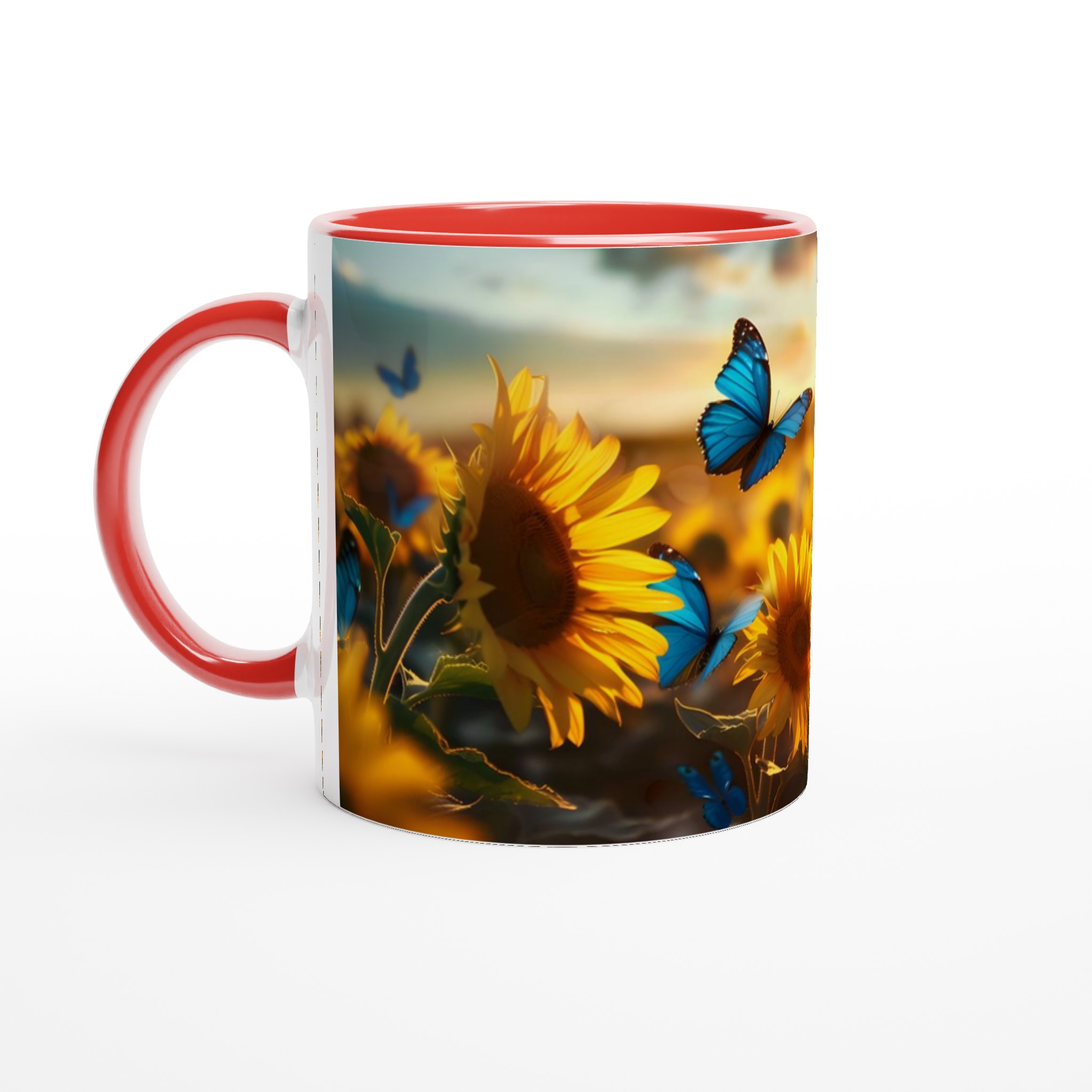 Solrosfältens Magiska Skönhet - 11oz Keramisk Mugg för Livfulla Stunder i Olika Färger 2 180026f2-4b07-4884-8939-b19d2d5f5549