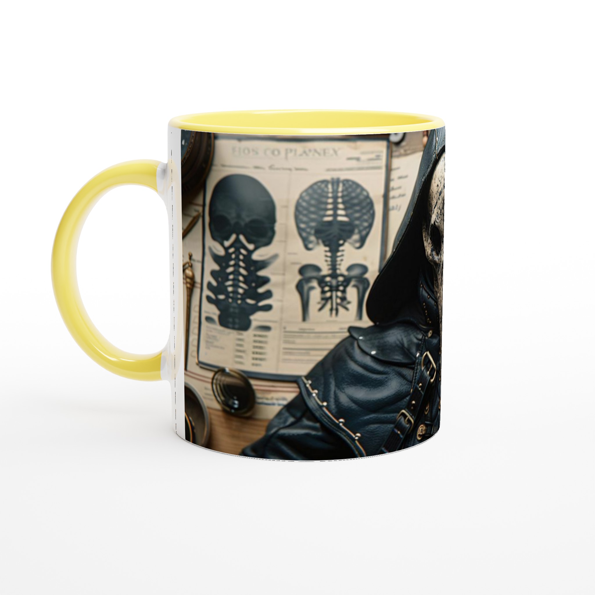 Pestdoktor Mugg - Mystisk Steampunk-inspirerad Keramikmugg i ditt val av färger 5 18109880-40a0-4363-9a1a-7b333a23fd43