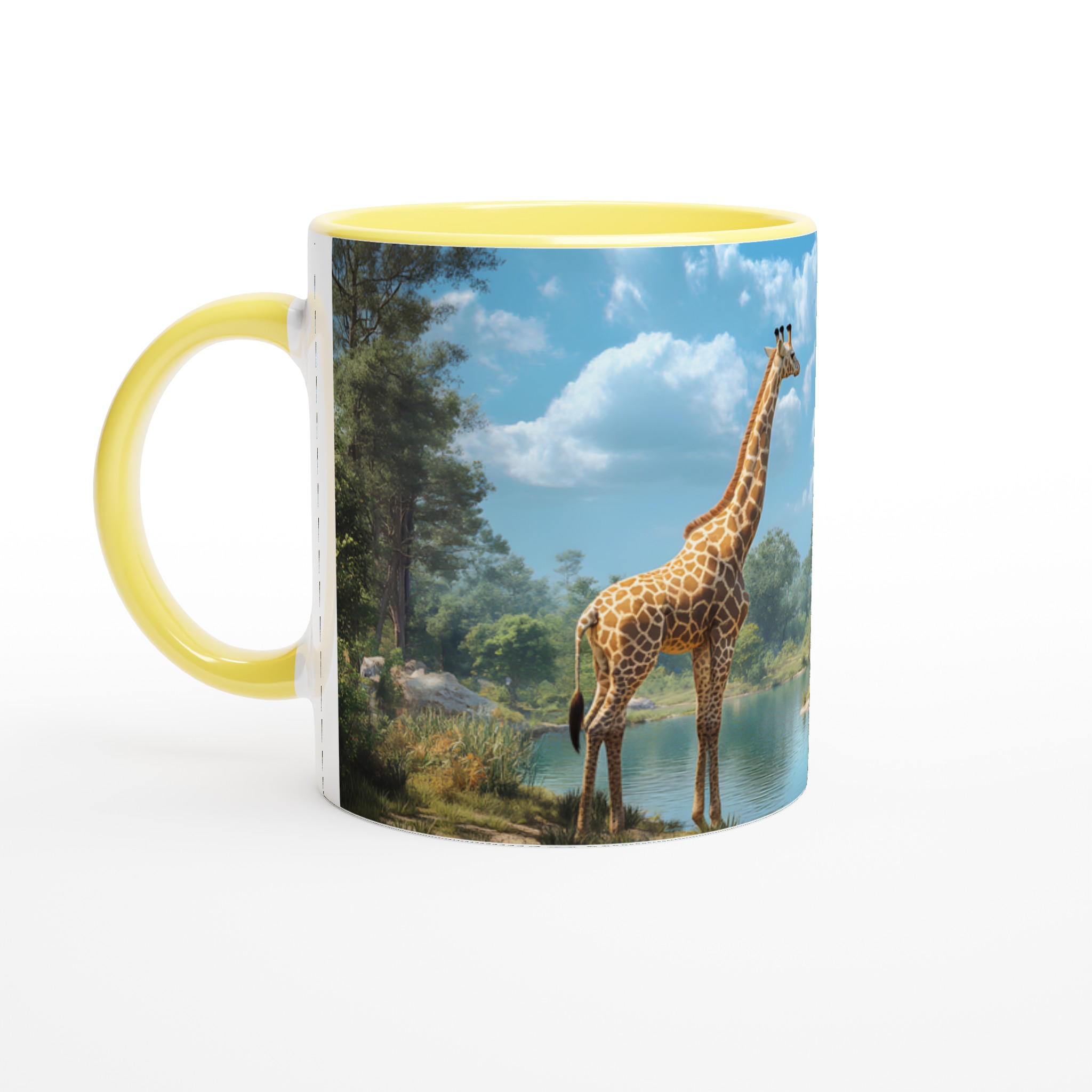 Giraffe Safari Mugg – Levande Djurmotiv på Keramikmugg i Flera Färger 3 184d6c05-36fb-4db0-bcab-a2db40fccf2e