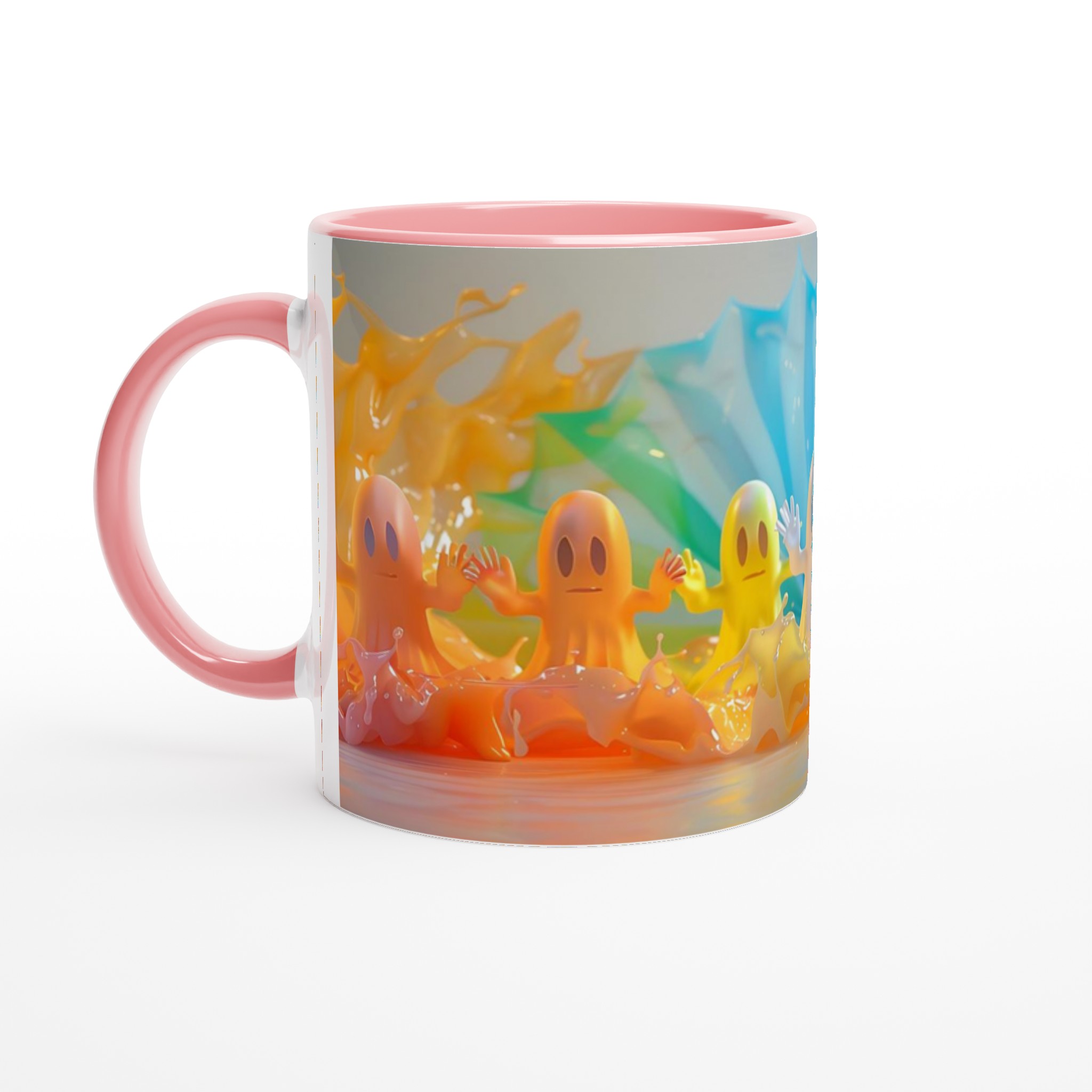 Färgsprakande Spökmugg – Lekfull 11oz Keramisk Mugg för Kaffe, Te & Glädje i Alla Färger 6 18b52fb6-04cc-47a0-8e96-666274e21168