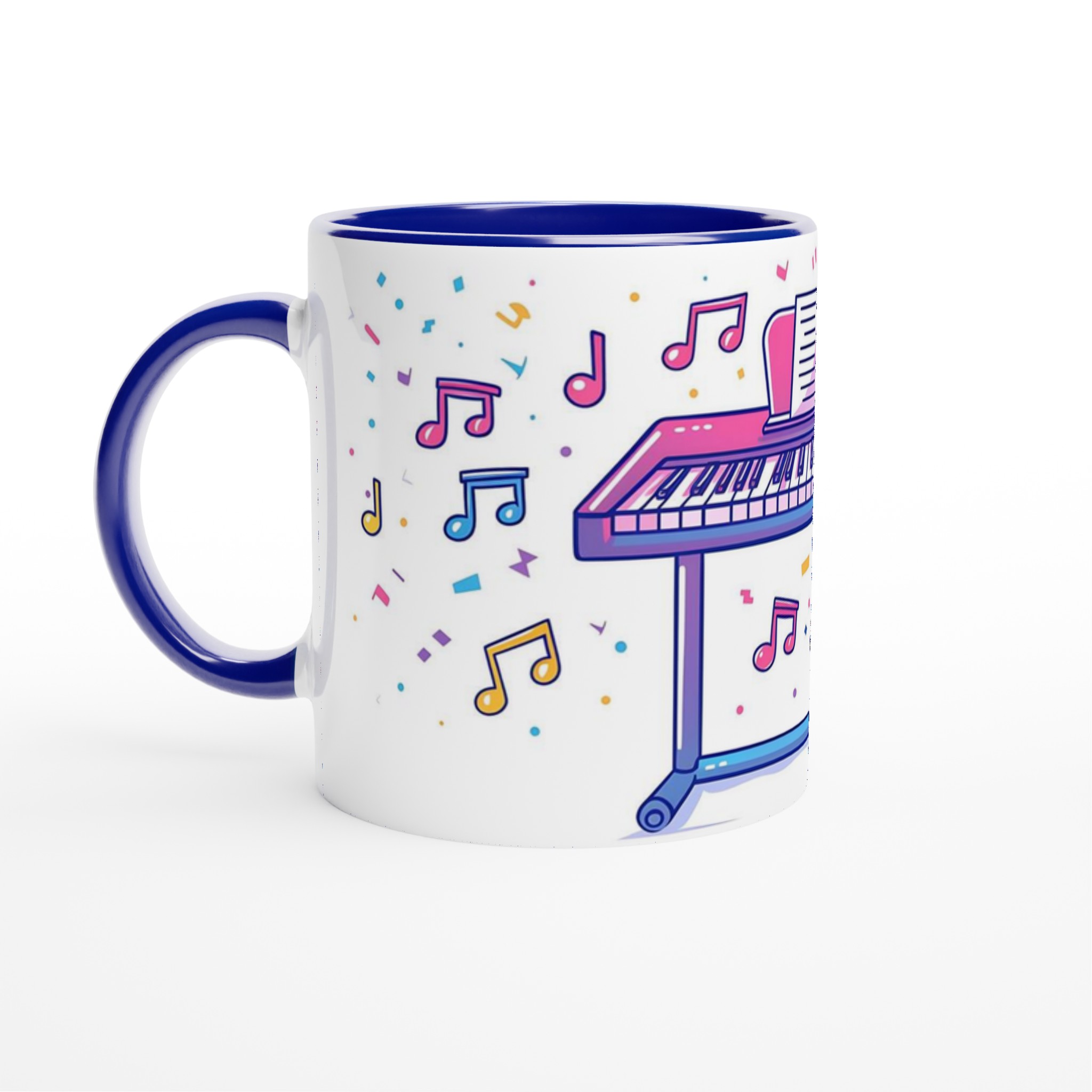 Melodiös Keramisk Mugg – Färgglad Musikdesign, 11 oz. Välj Din Favoritfärg! 4 18c2b964-fc35-4f14-9b73-361fcedab2d4