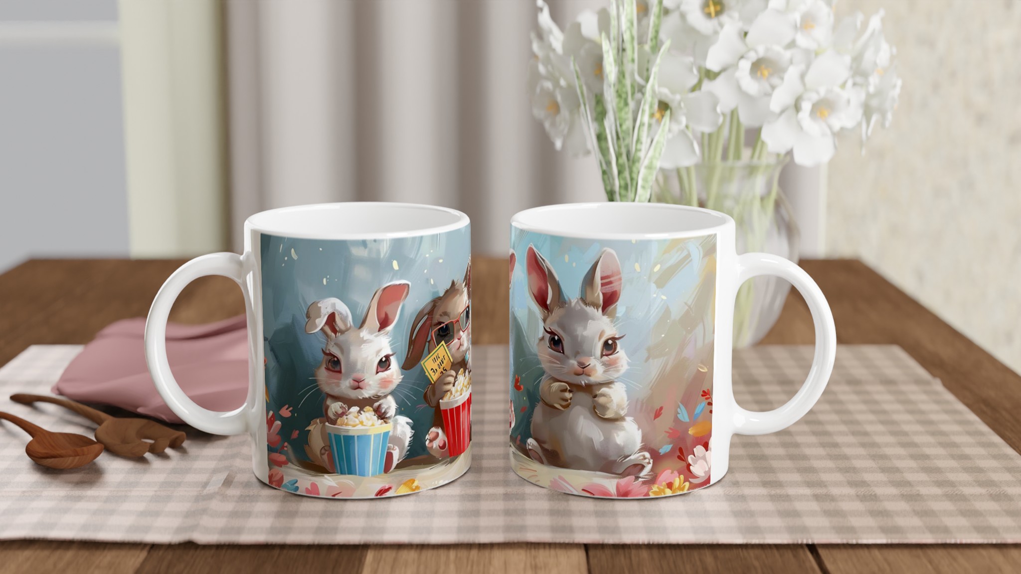 Mysiga kaninbio-mugg: En 11oz keramikmugg för filmälskare, välj bland flera färger! 10 1970519e-7a29-480e-9888-5ddbcbd11084