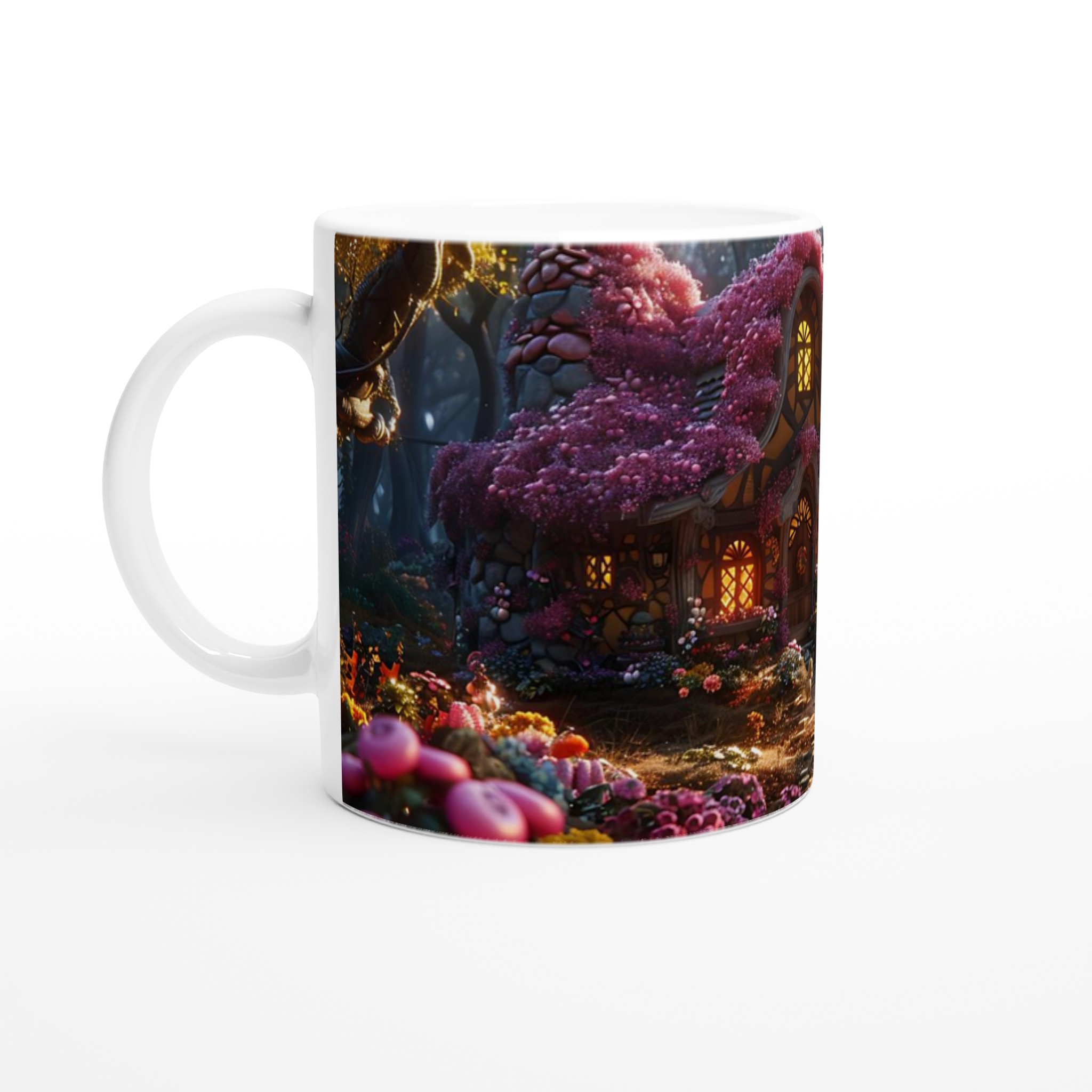 Fairy Tale Cottage Keramisk Mugg – Drömsk Design i Livfulla Färger 1 19cf0620-8c9a-4c85-837e-22f513f44503