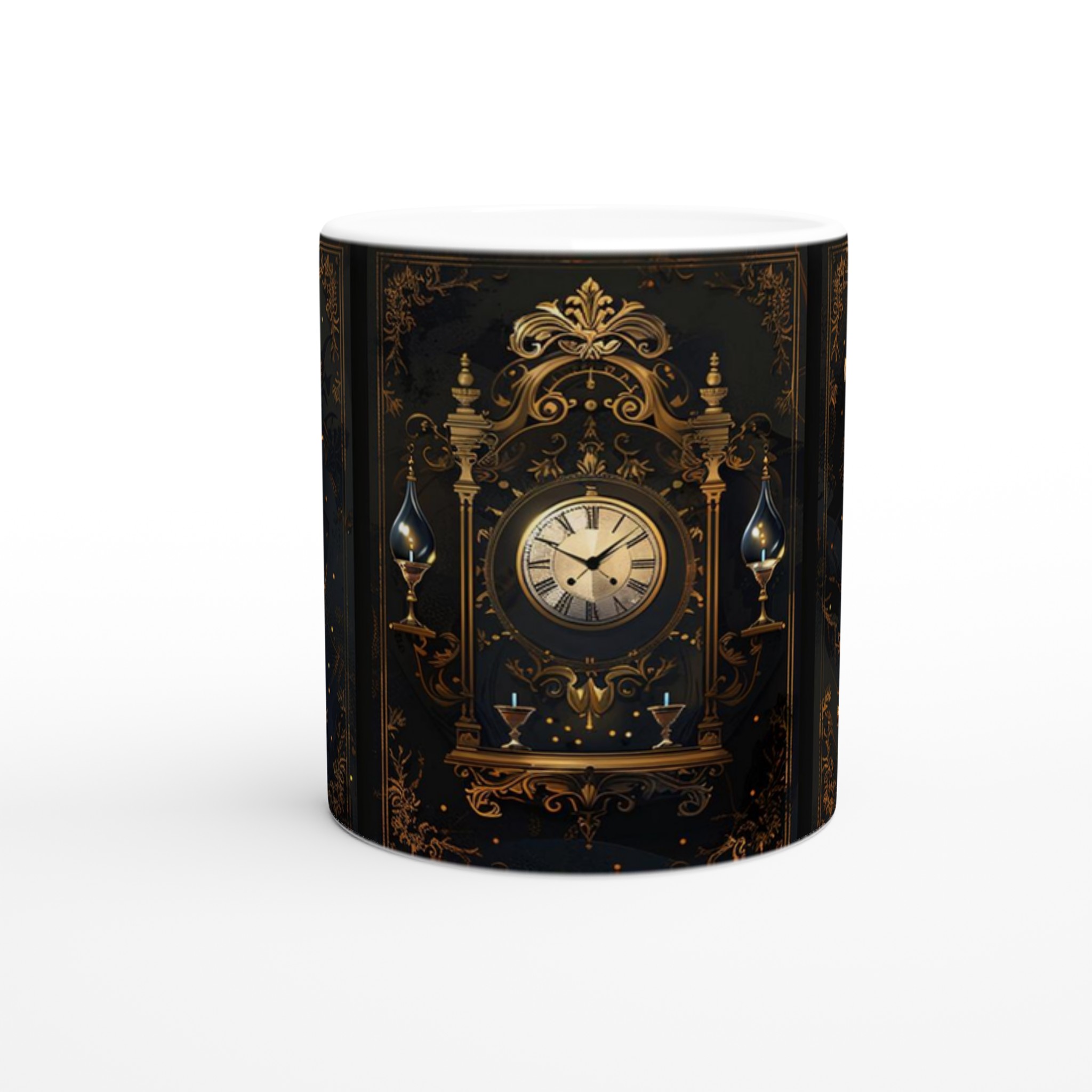 Tidlös Elegans 11oz Keramikmugg – Guld & Svart Barockdesign i Valfri Färg 8 19e1c88f-de08-44a9-b0cf-19908ac83c0c