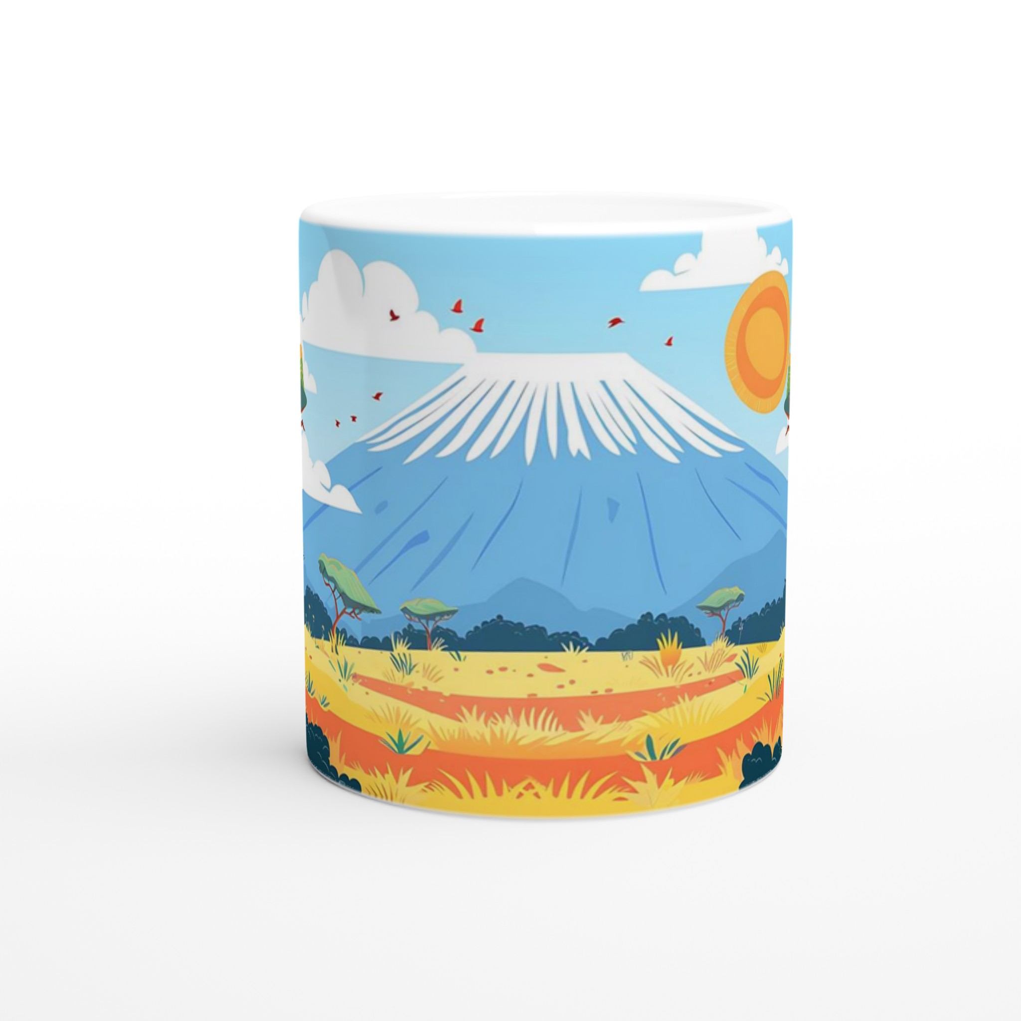 Mt. Fuji Solnedgång Keramisk Mugg – Konstfull Design i Flera Färger 8 1a520c69-8634-49d3-85b8-3766354d391a