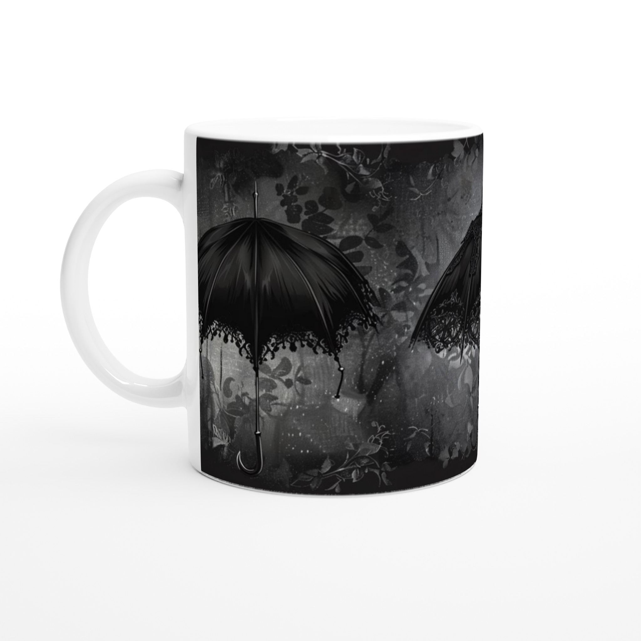 Gotisk Paraply Mugg – 11oz Keramikmugg med Mystisk Design i ditt val av Färg 1 1af23900-5551-4cef-8dd5-f2392bf8788a