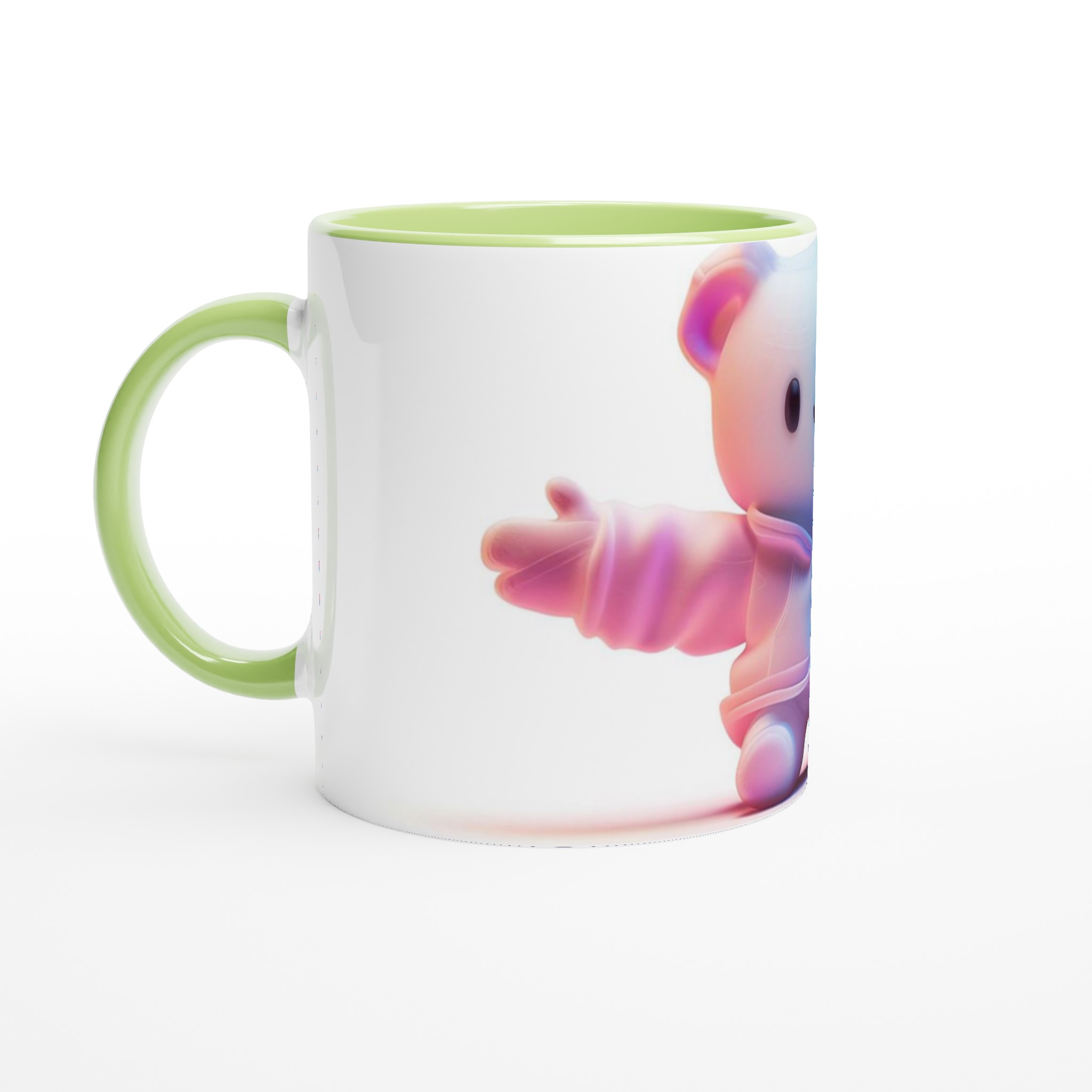 Kramgo Nallebjörnsmugg – Lekfull Design i Pastellfärger – 11oz Keramikmugg 3 1b198d3a-4cb7-4402-a33d-c22356b23c64