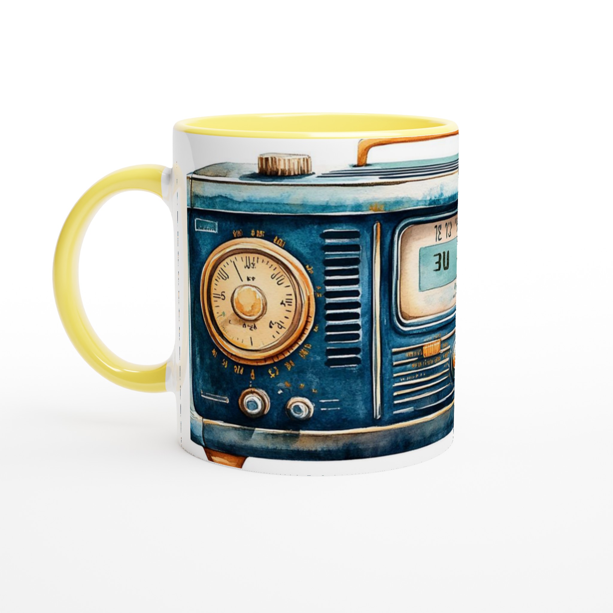Retro Radiomugg – En Klick Nostalgi i Keramik för Kaffeälskaren, Välj bland 7 Färgstarka Nyanser 3 1b3f94fd-ff1e-45b6-8e5b-fc3bf1fc8241
