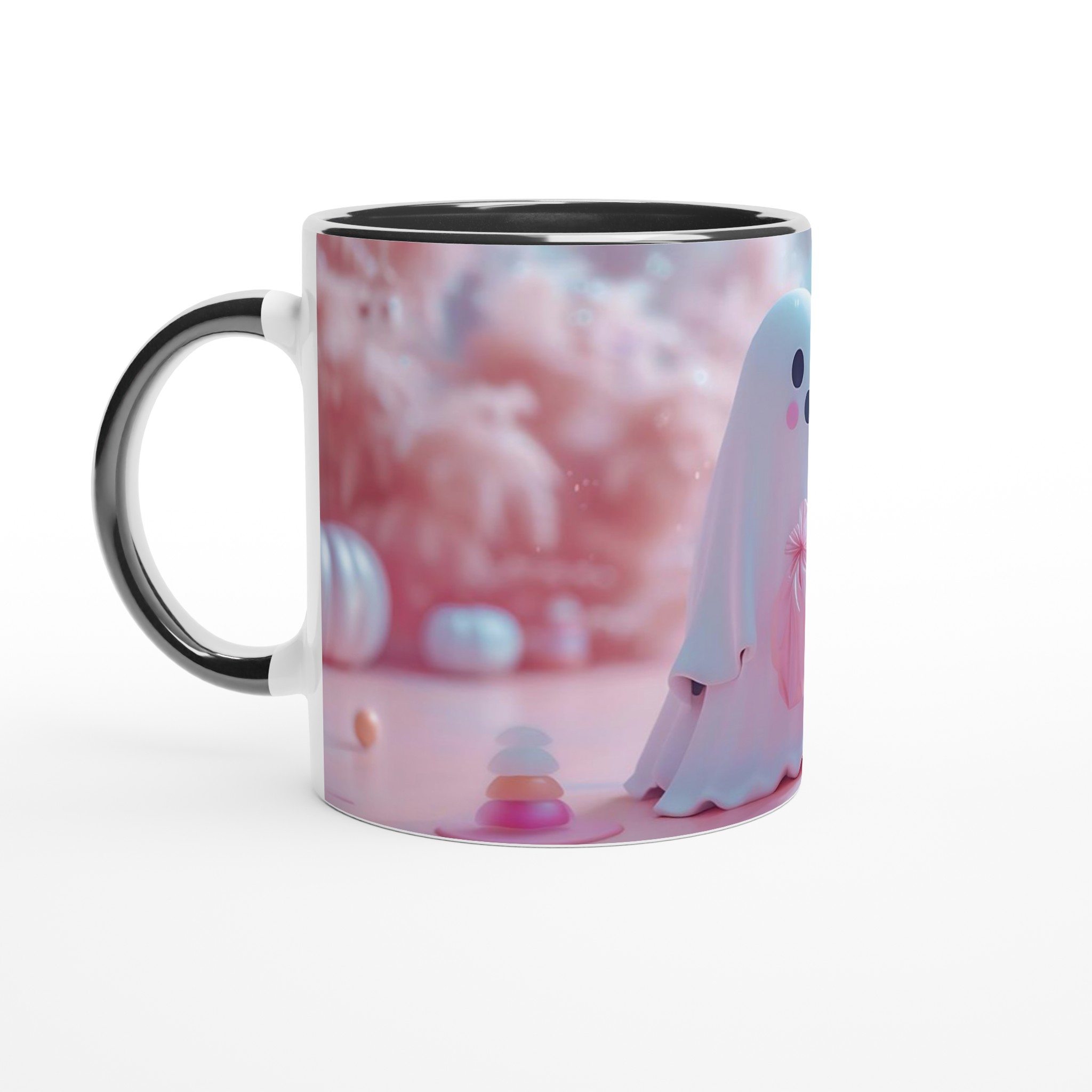 Söt Spöke Pastell Mugg - 11oz Keramik för Kaffe & Te i Flera Färger 2 1b62f660-adaa-4d16-8dd4-0a17b77e74dc