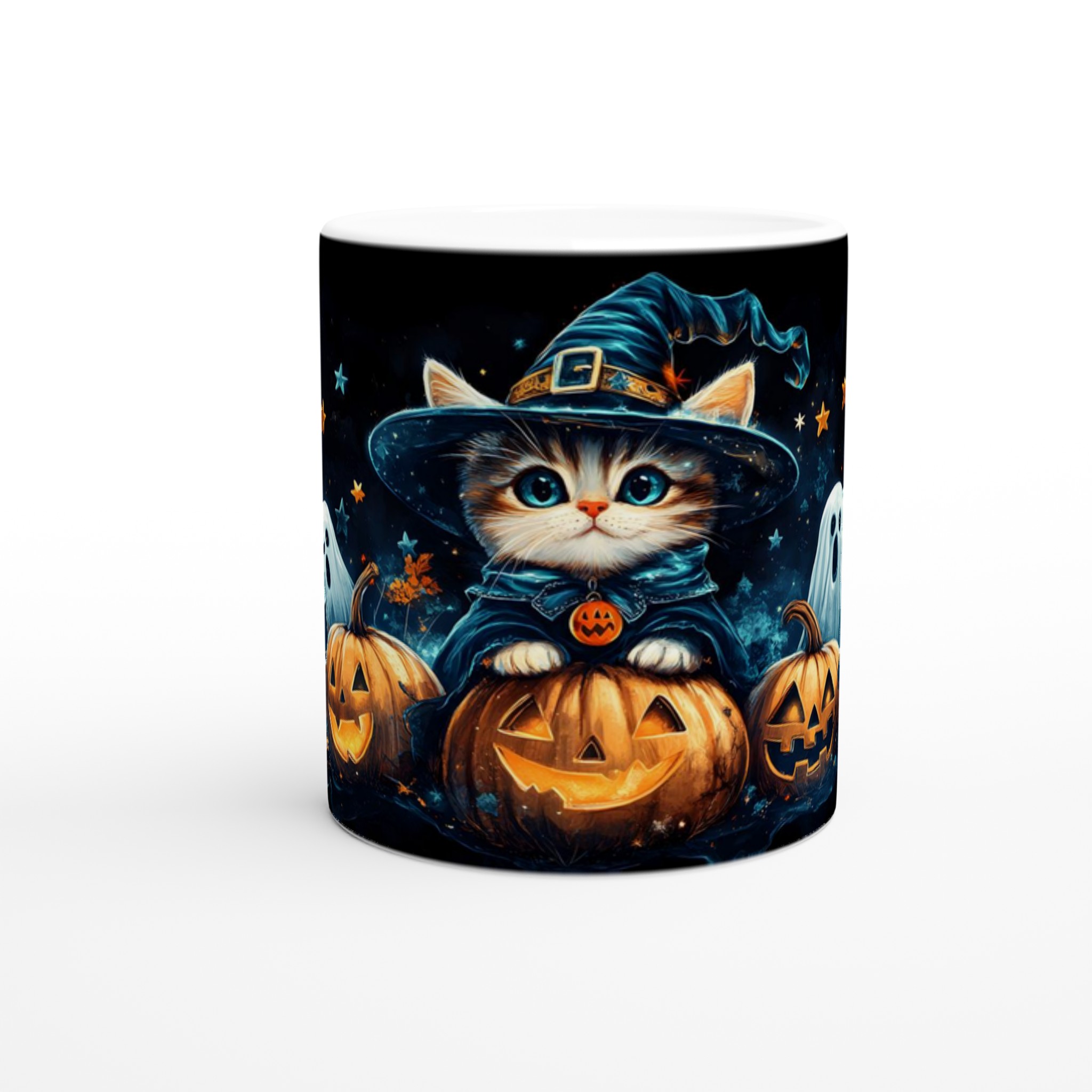 Förtrollande Halloween Mugg: Söt Häxkatt & Spöken – Perfekt för Mysiga Stunder & Skrämmande Kul! 8 1b6a23cf-d606-40f5-a7b7-6294598ffa58