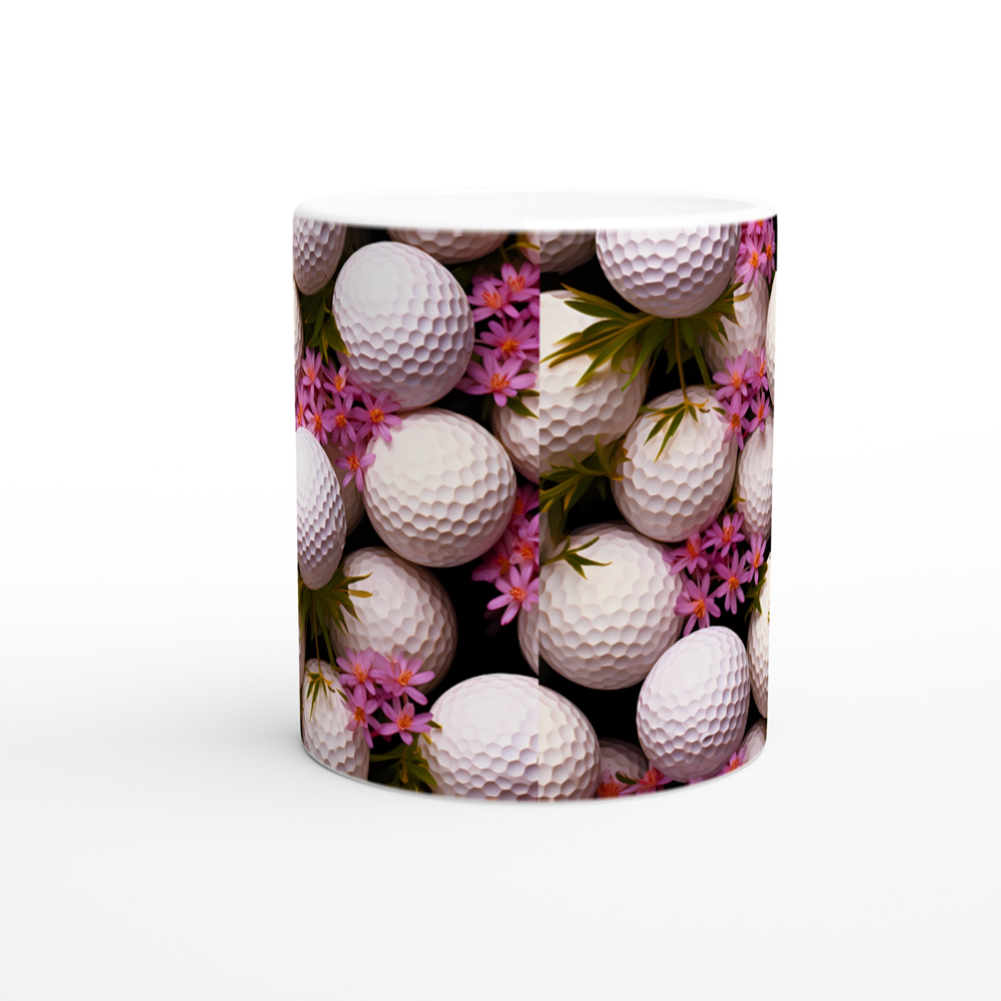 Golfbollar & Blommor 11oz Keramikmugg – Perfekt för Golffantasten, Välj bland 7 Färger! 8 1b966c2b-0c94-4709-803a-c1e222eee228