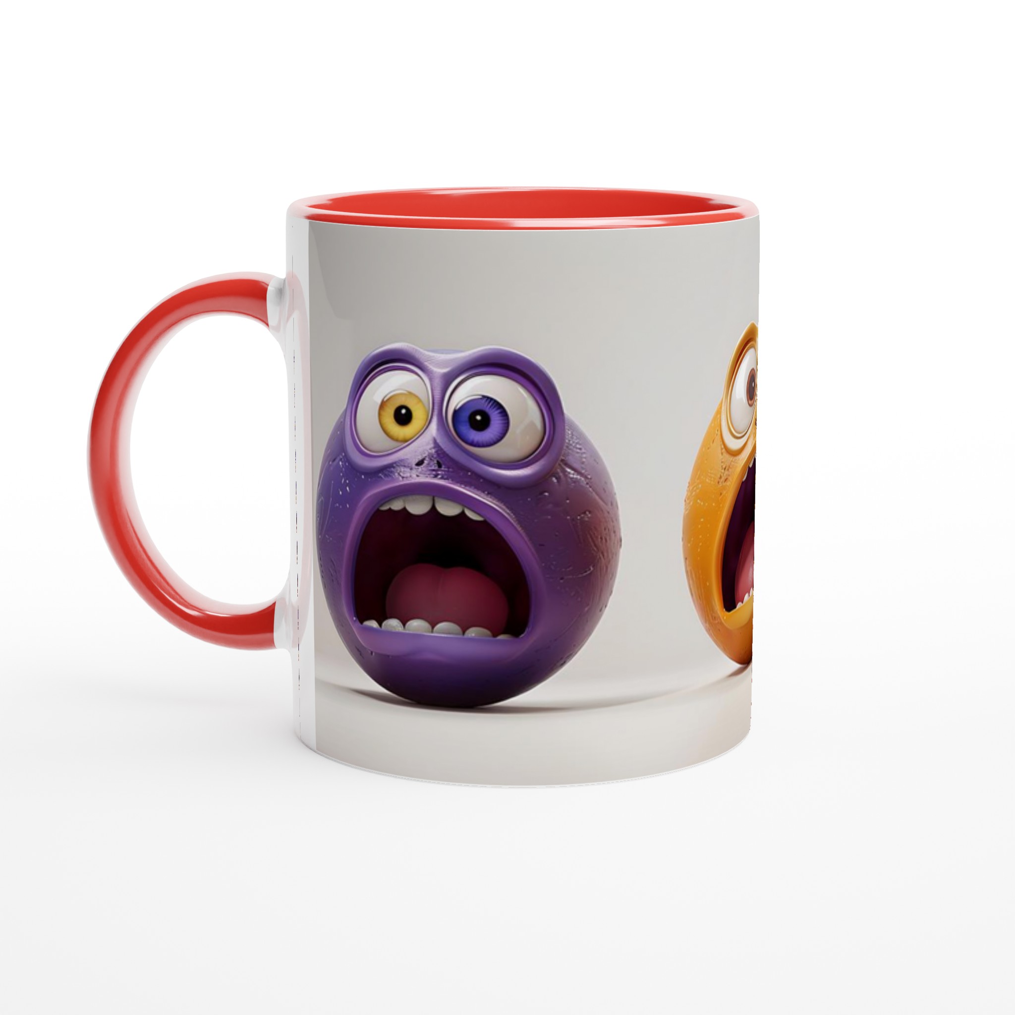 Humoristisk Skrikande Monster Mugg - Välj bland Färgstarka Nyanser, 11 oz Keramik 5 1b97d118-29d6-4de7-855c-870a4e2f1d06