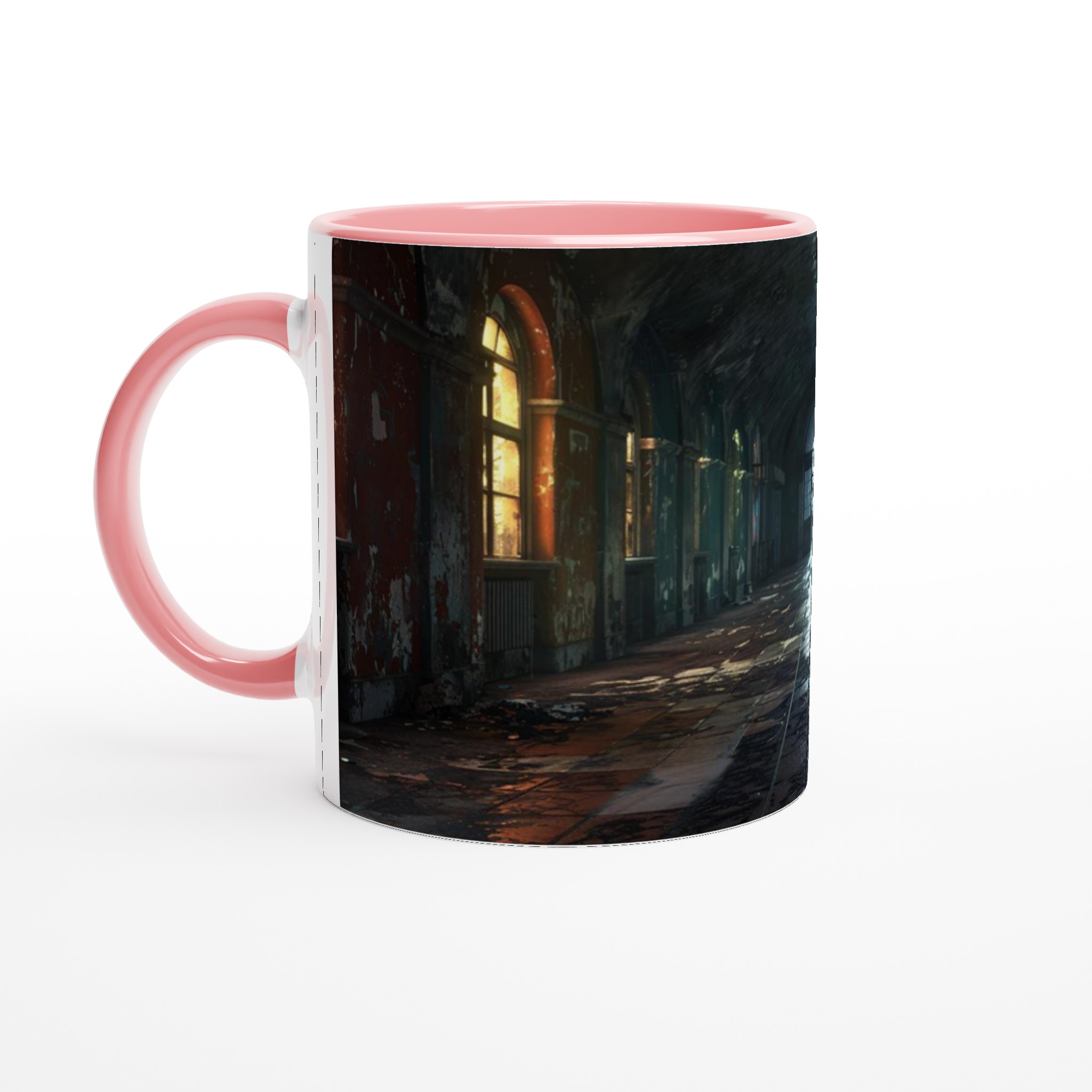 Vit 11oz keramisk mugg med tidlös elegans och valfri färgpalett 6 1c288a3a-a705-4f2f-8ee0-e9672baa7239