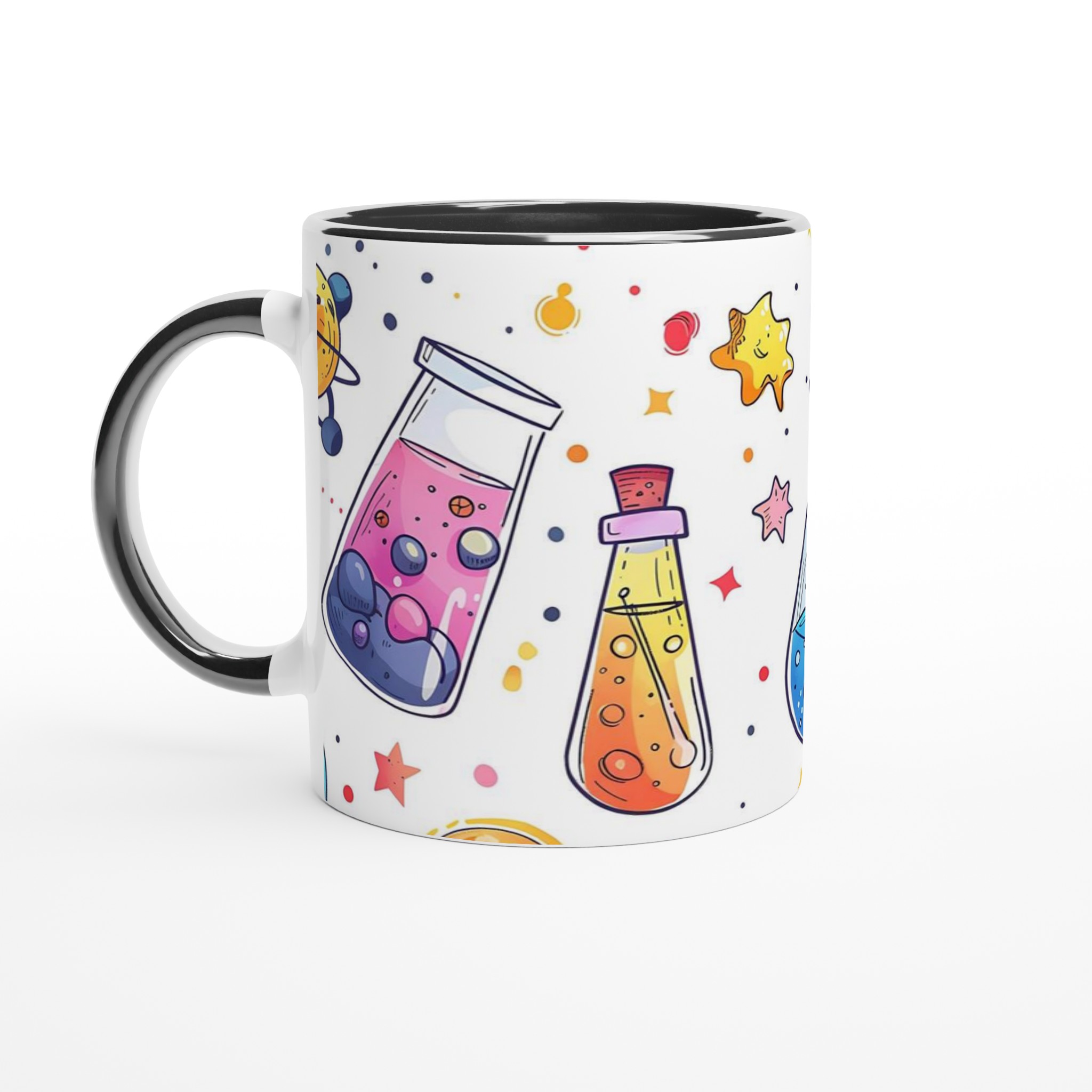 Kreativ Experimentmugg – Vetenskaplig Design i Klara Färger, 11oz Keramikmugg 7 1ca09650-2d5f-49a7-b078-ecd7736b6cd4
