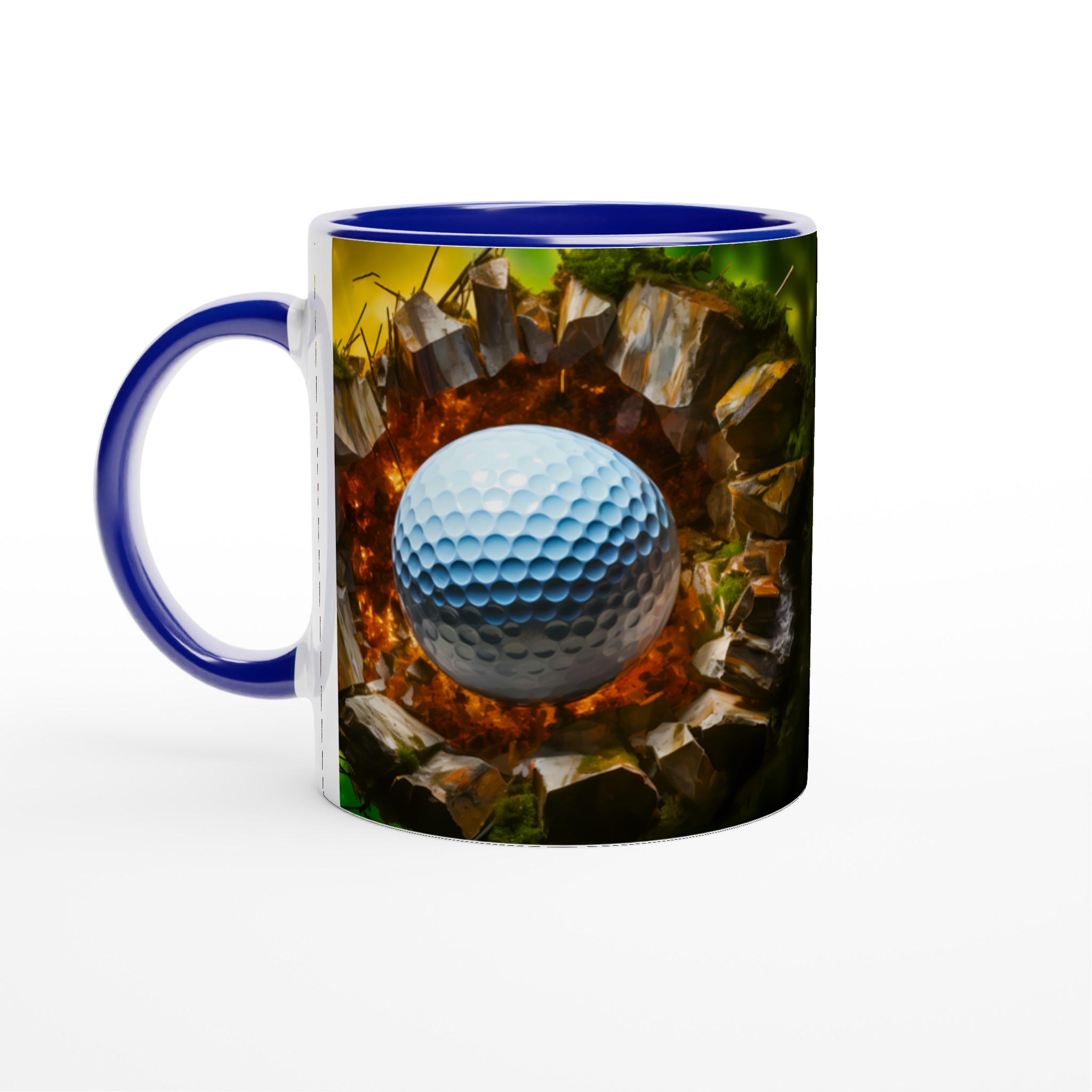Explosiv Golfboll Mugg – Unik 11oz Keramisk Mugg för Golfentusiasten 4 1cab1d46-5be2-4f07-827d-9d095f207a8d