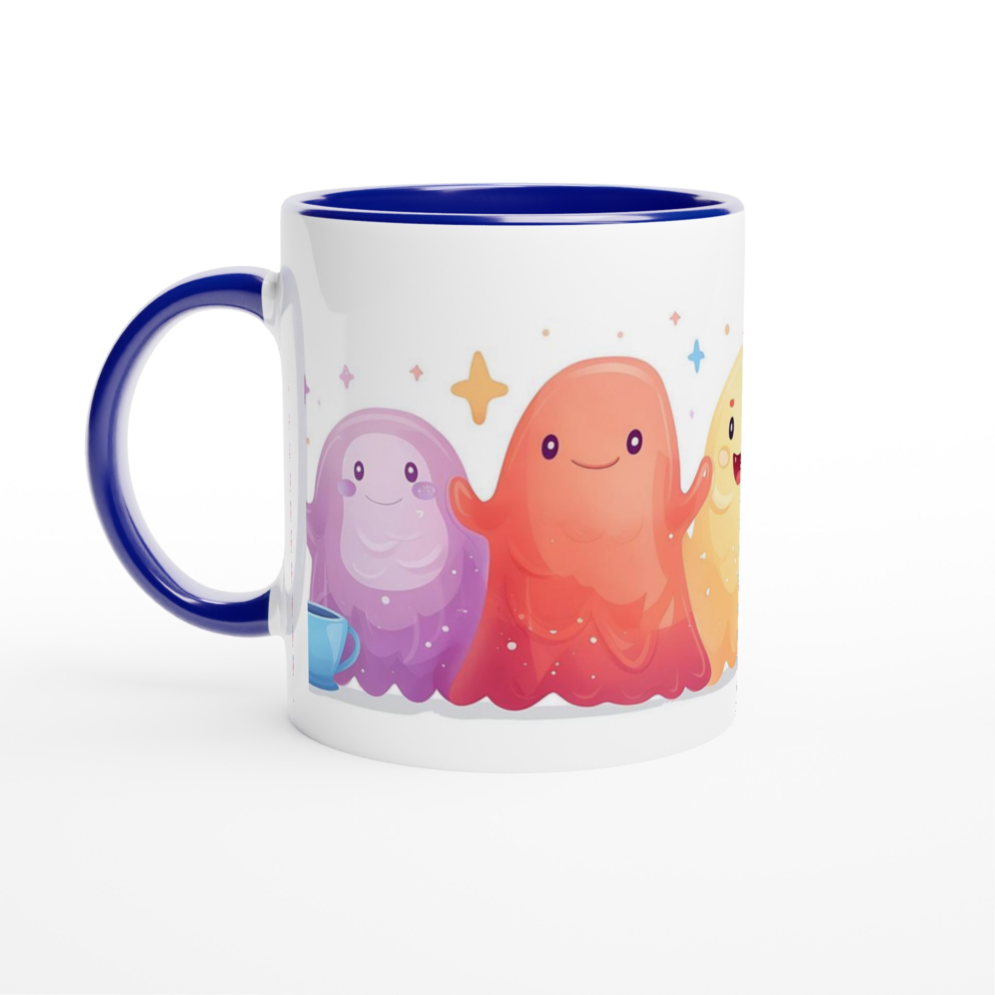 Färgglad 'Kawaii Monsters' Keramisk Mugg – 11oz, Perfekt för Lekfulla Kaffestunder i Valfri Färg! 4 1cb37801-d530-47b1-a95b-b8b8a88b656a