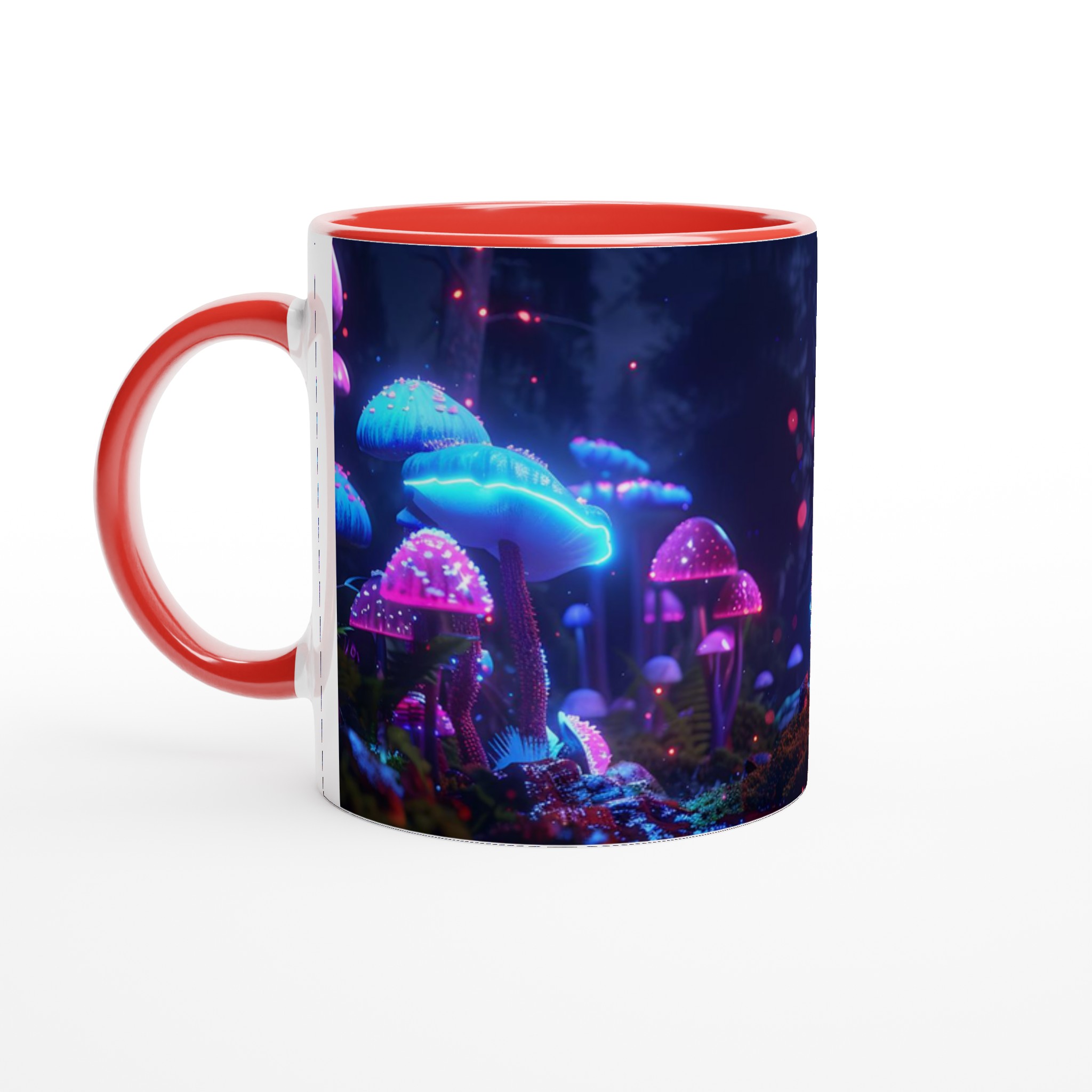 Neon Magisk Skog Mugg – Lysande Svampar & Drömska Färger – 11oz Premium Keramikmugg 2 1cc47973-26a7-4566-b46c-13c7d9a1e62f