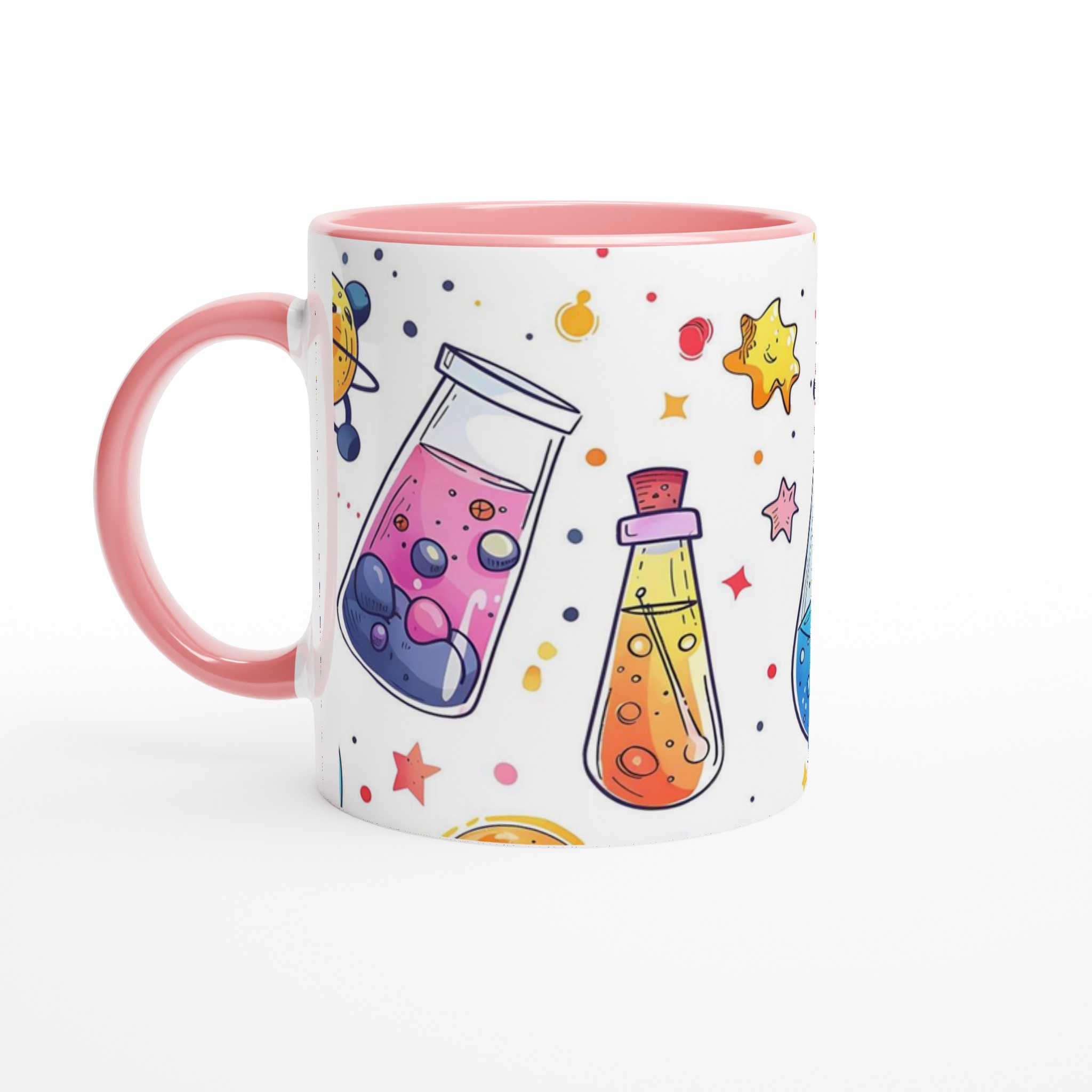 Kreativ Experimentmugg – Vetenskaplig Design i Klara Färger, 11oz Keramikmugg 6 1d16ea26-f075-41a3-aa85-7f73af9afedd