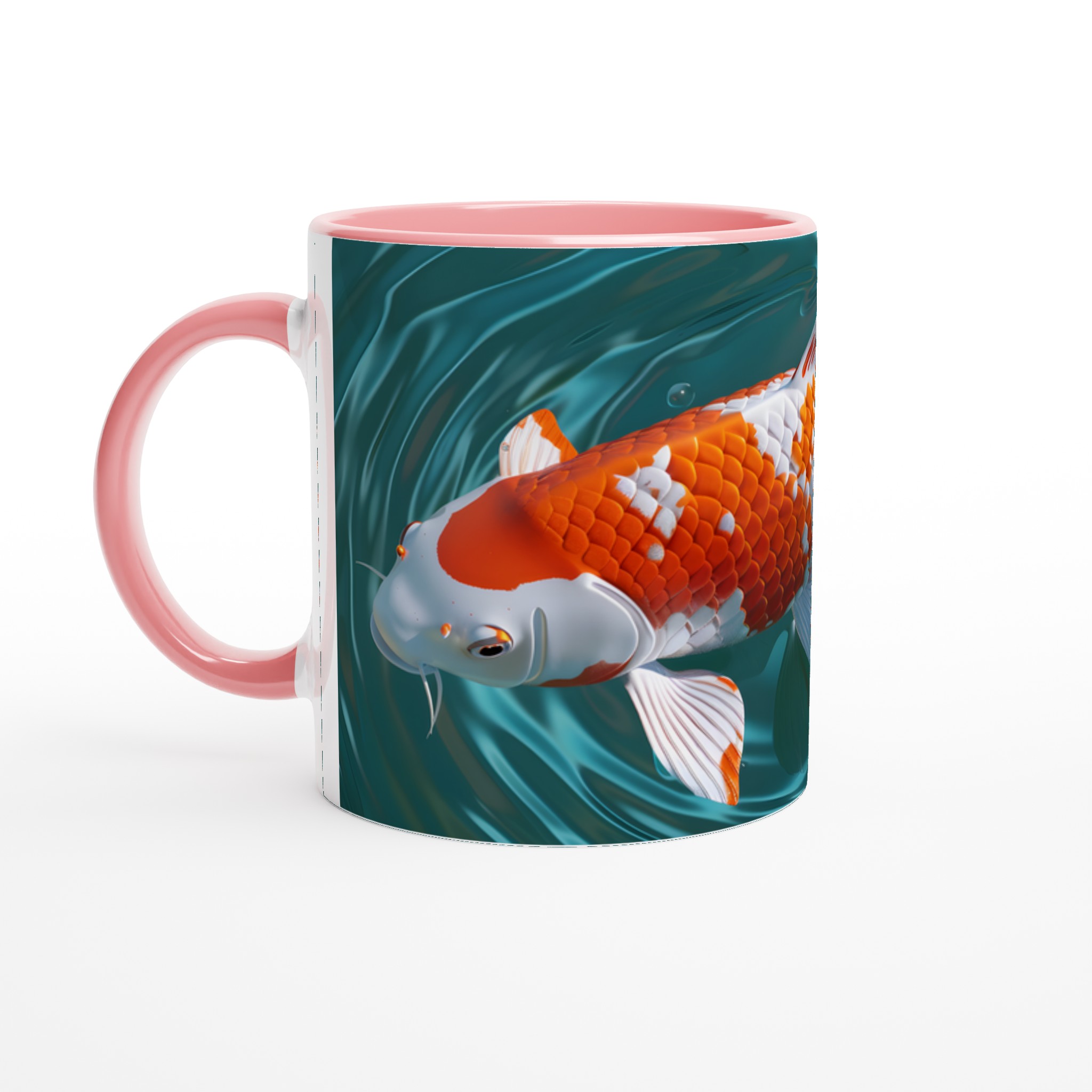 Koi Fisk Keramisk Mugg - Levande Konst i Din Hand, Välj Bland Flera Färger! 6 1d58bf16-d061-43e3-a151-481ed9a5c5b5
