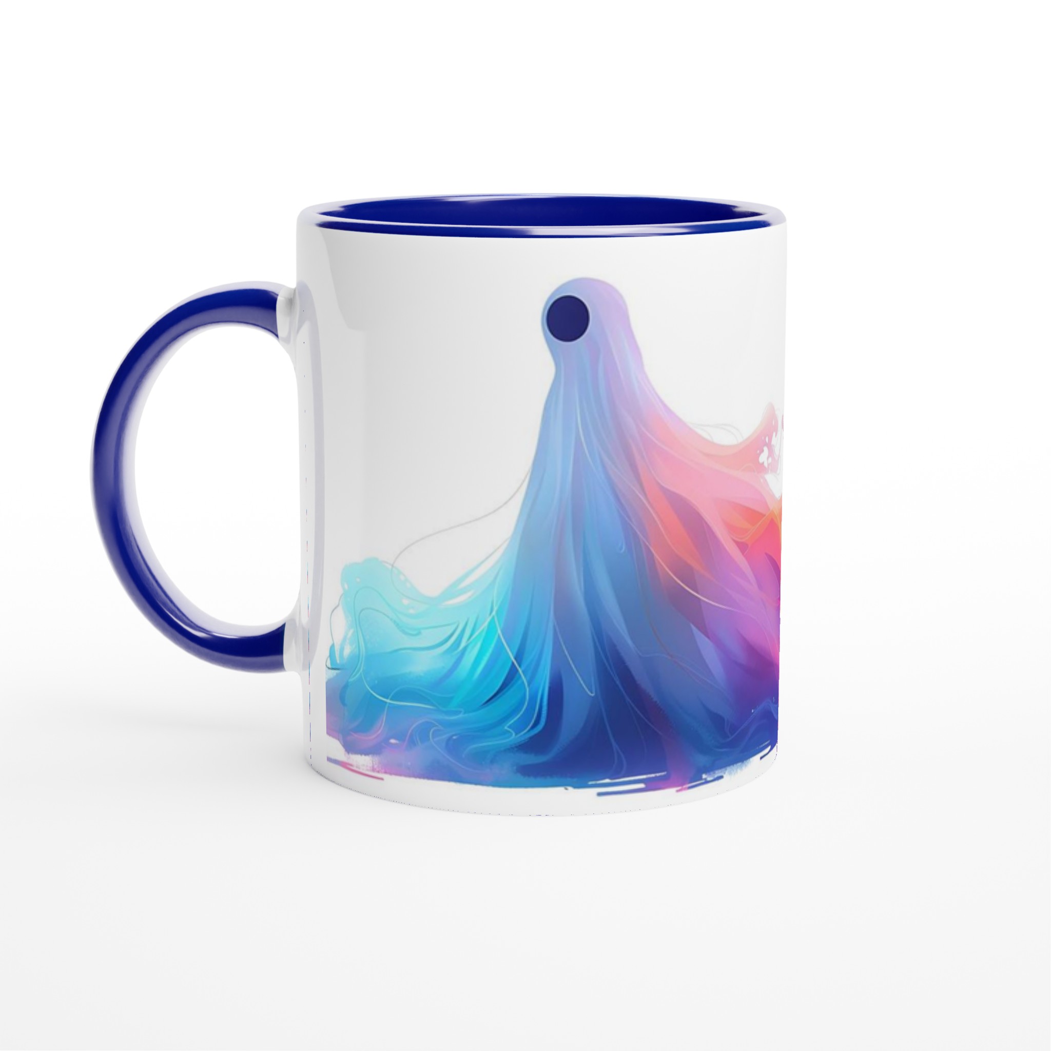 Abstrakt Färginfusion Mugg – 11oz Keramisk Mugg i Välja Färg 4 1d74fef4-b841-44c7-a438-39e715188050