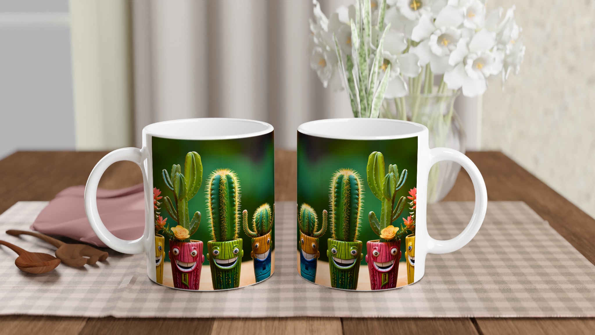 Glad Kaktus Mugg – 11oz Keramikmugg i glada färger med humoristisk design för ditt favorittryck 10 1d97a0f5-a8d6-451b-8b95-1d49f5583340