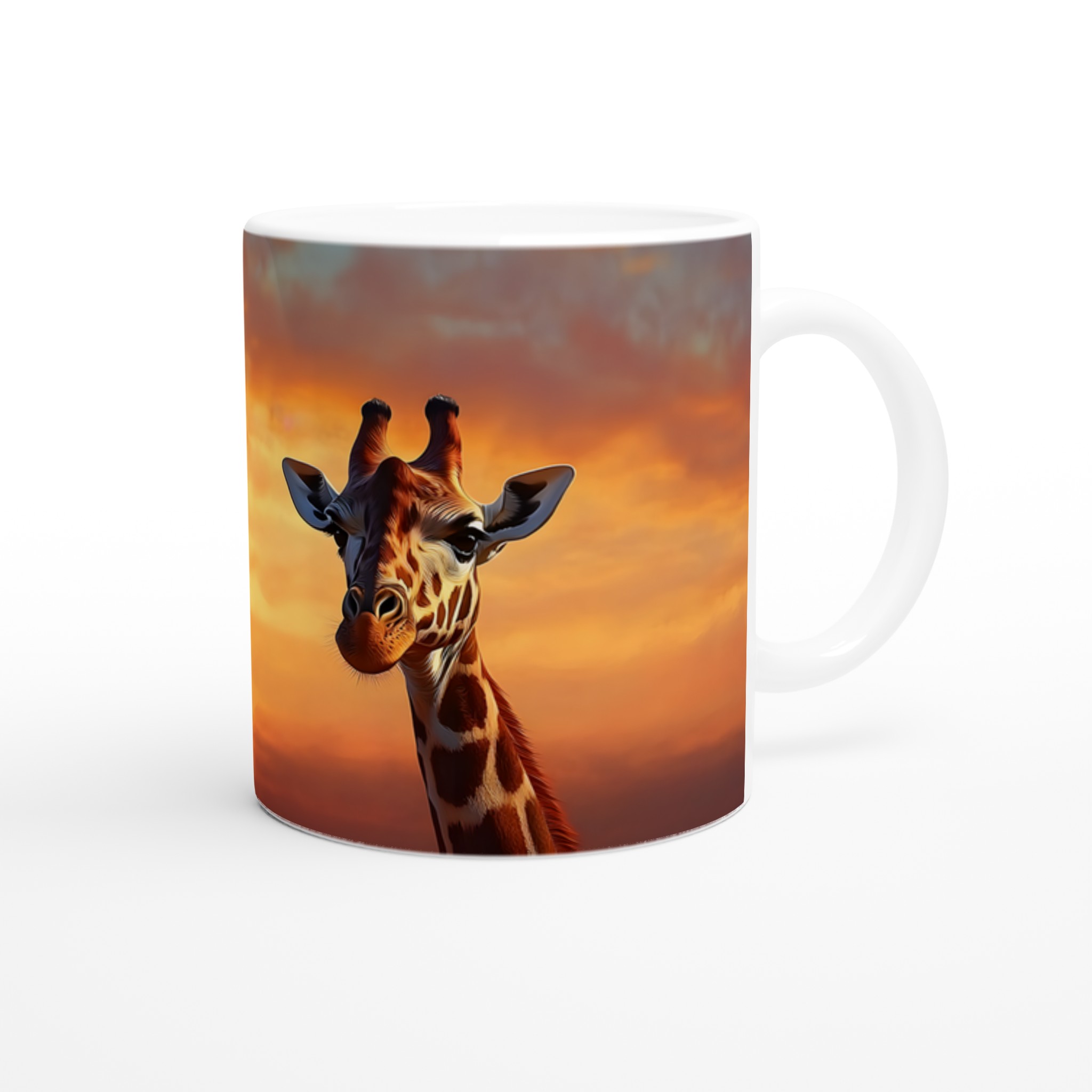 Majestätisk Giraff Solnedgång Keramikmugg – Din Kaffeupplevelse i Vilda Färger 9 1dd5b575-3ecc-40a5-b2be-b8fd8aaef687