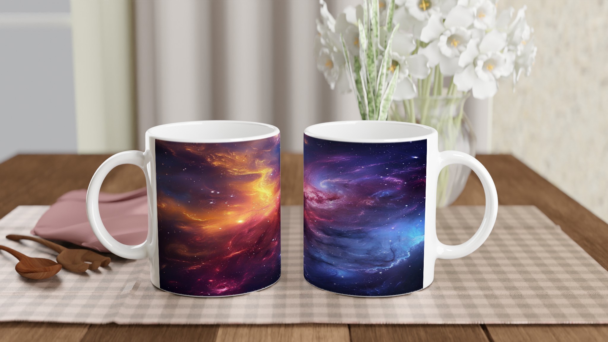 Kosmisk Nebulosa Keramikmugg - 11oz, Levande Galaxdesign & Välj din färg! 10 1e31cd2e-91c6-490d-9347-2cb848003186
