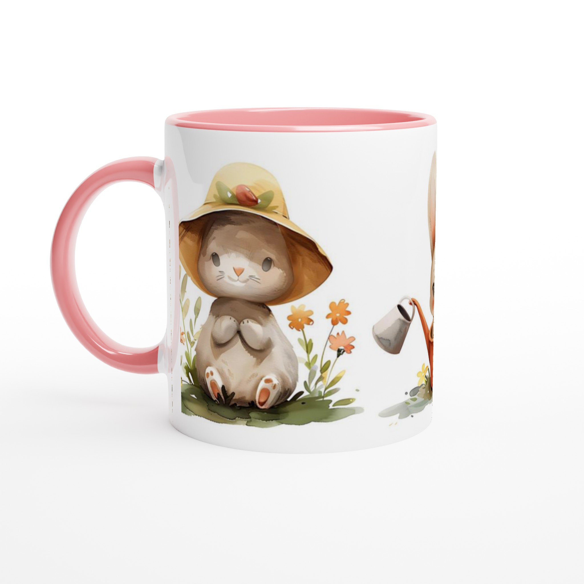 Söta Vattenfärgskaniner 11oz Keramisk Mugg – Perfekt för Påsk & Vårfika i Valfri Färg! 6 1e56dfa5-10e7-4ff7-b056-a3734f87174a